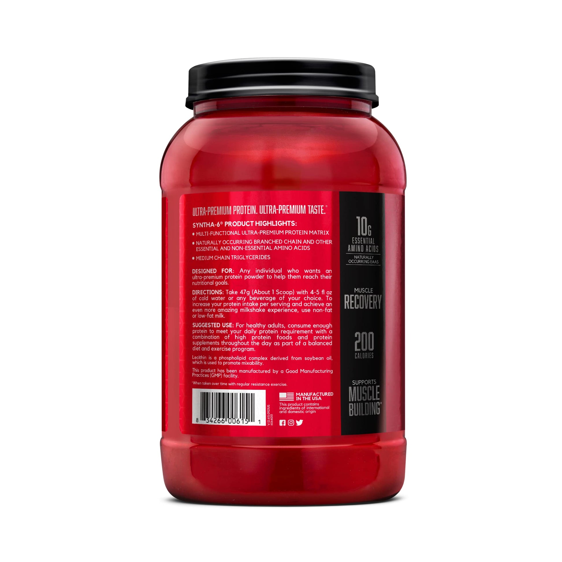 BSN SYNTHA-6 Whey Protein Powder, Strawberry Protein Powder with Micellar Casein BSN buy supplements canada