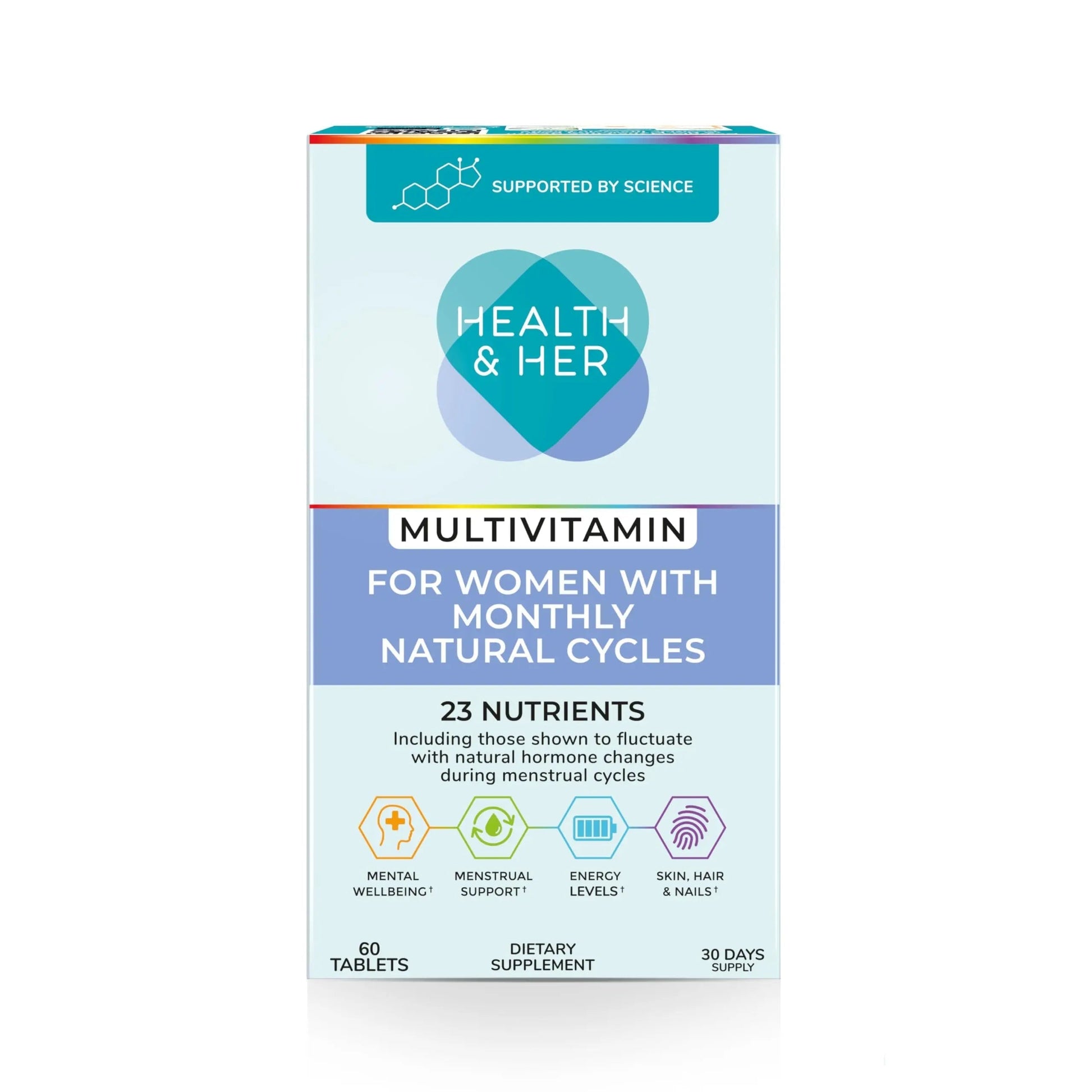 Health & Her Multivitamin for Women with Monthly Natural Cycles - Supplements for Women - Nutrition and Wellbeing Support for Menstrual Cycle Health and Her buy supplements canada