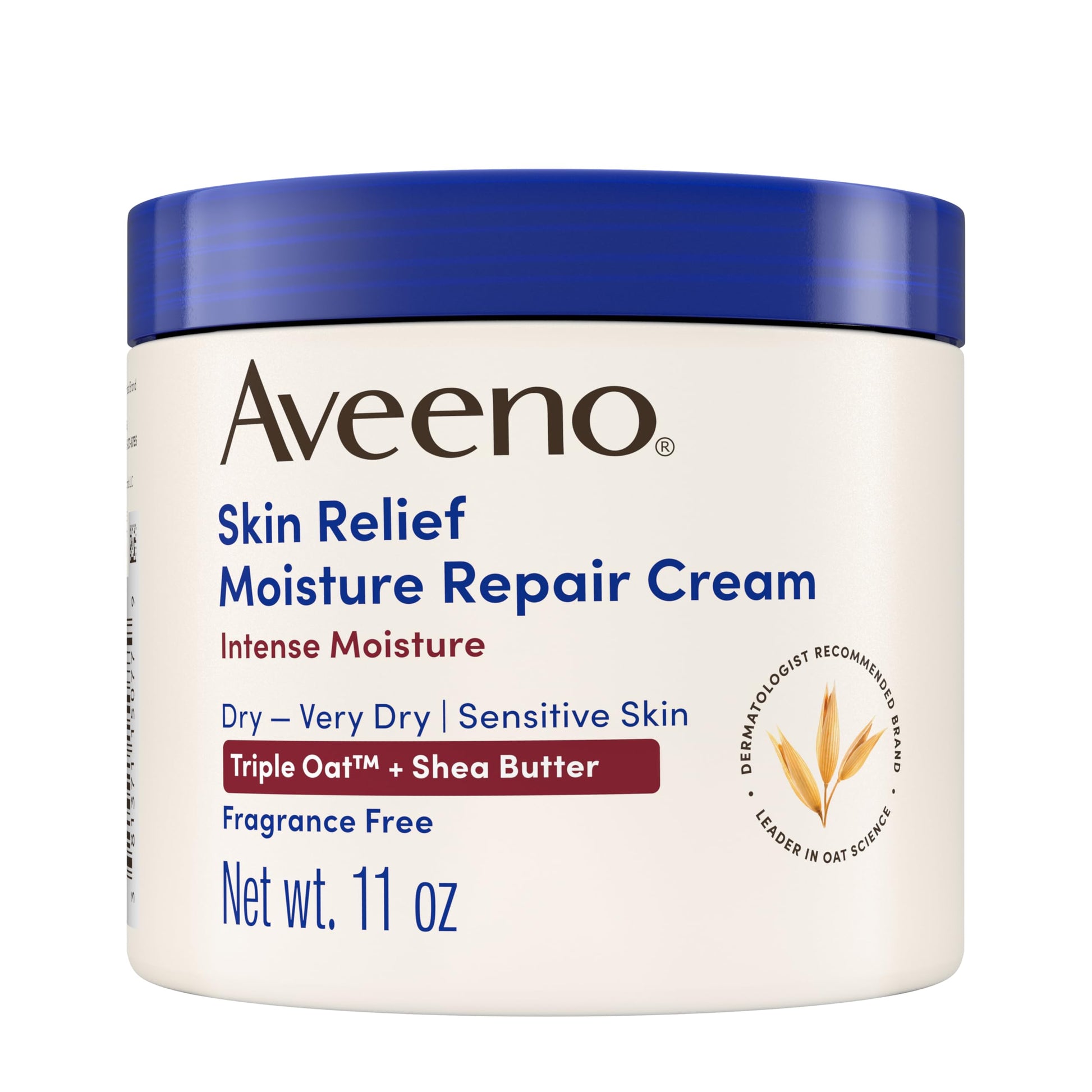 Aveeno Skin Relief Intense Moisture Repair Body Cream with Triple Oat & Shea Butter Formula, Helps Heal, Repair & Restore Very Dry Skin Aveeno buy supplements canada