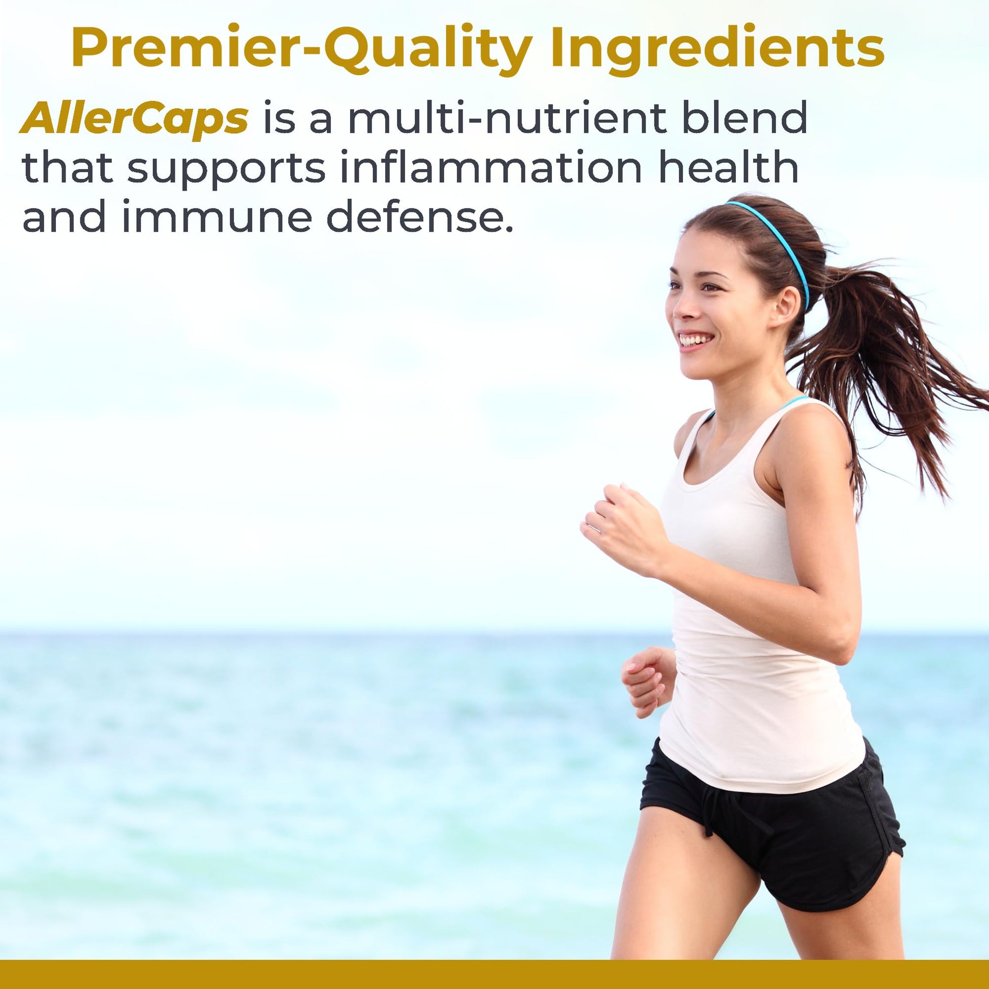 Premier Research Labs AllerCaps - A Lung Health Supplement with NAC/N-Acetyl Cysteine, Featuring Bromelain, Reishi Mushroom & Quertecin, Immune Support Formula - 60 Vegetarian Capsules Premier Research Labs buy supplements canada