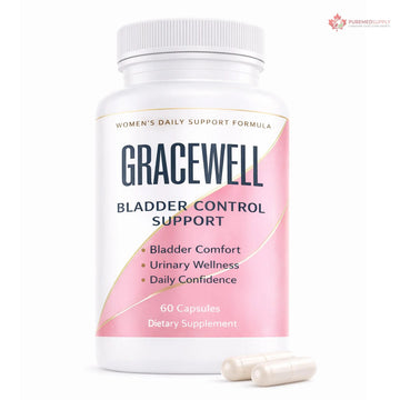 DXWXH Gracewell Bladder Wellness Supplement for Women & Men, Herbal Support with Asian Ginseng, Chinese Yam, Chinese Peony, Urinary Tract Health Formula, 60 Capsules (1) DXWXH buy supplements canada