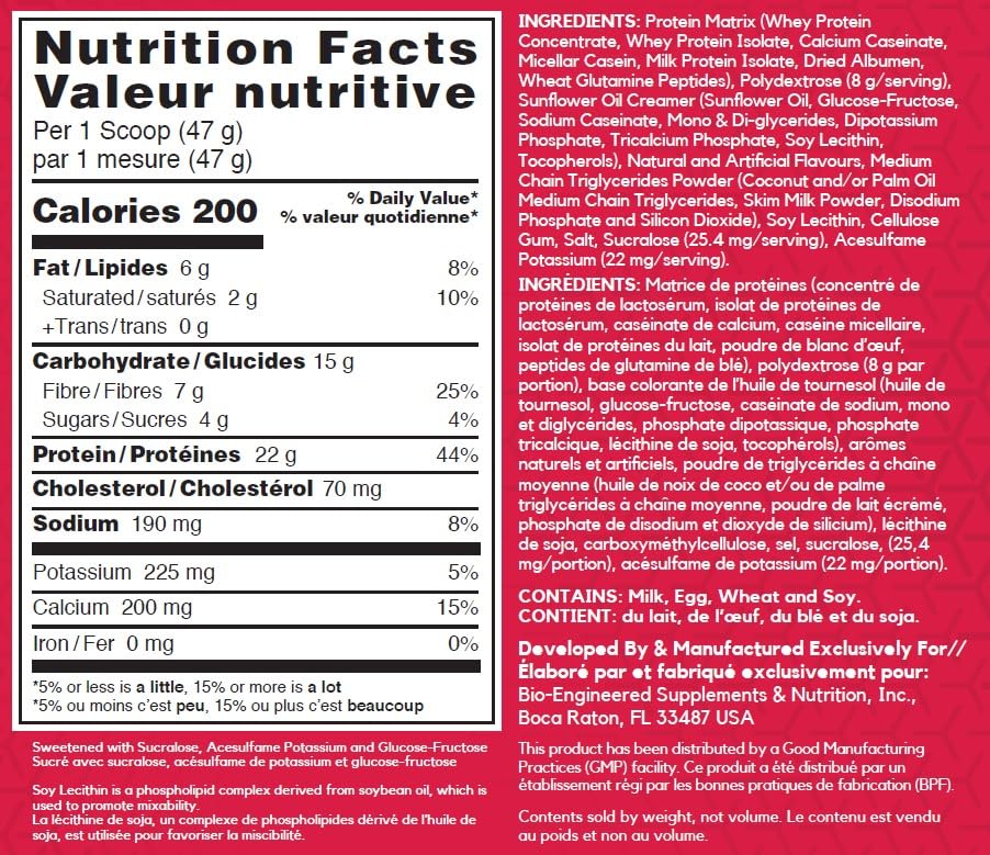 BSN SYNTHA-6 Whey Protein Powder with Micellar Casein, Milk Protein Isolate Powder BSN buy supplements canada