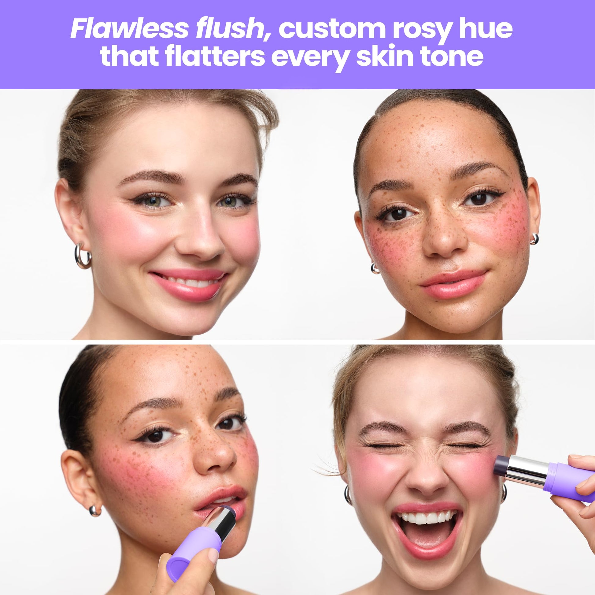 Wonderskin Cream Blush Stick pH-Activated - pHlush Stick Multi-Use, Blush for Cheeks and Lips, Cooling Nourishing Color-Adjusting Makeup Wonderskin buy supplements canada