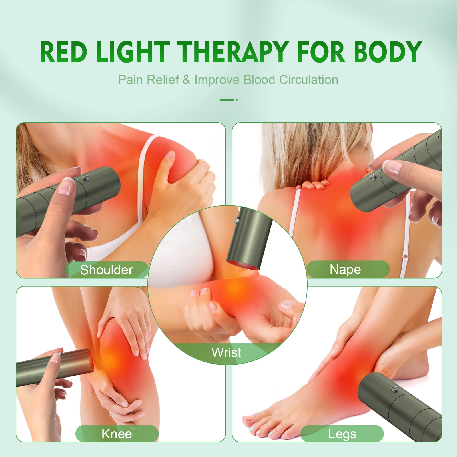 Red Light Therapy Device- Upgraded 5 in 1Red Infrared Light Machine for Body Joints & Muscles Pain Relief cippaer buy supplements canada