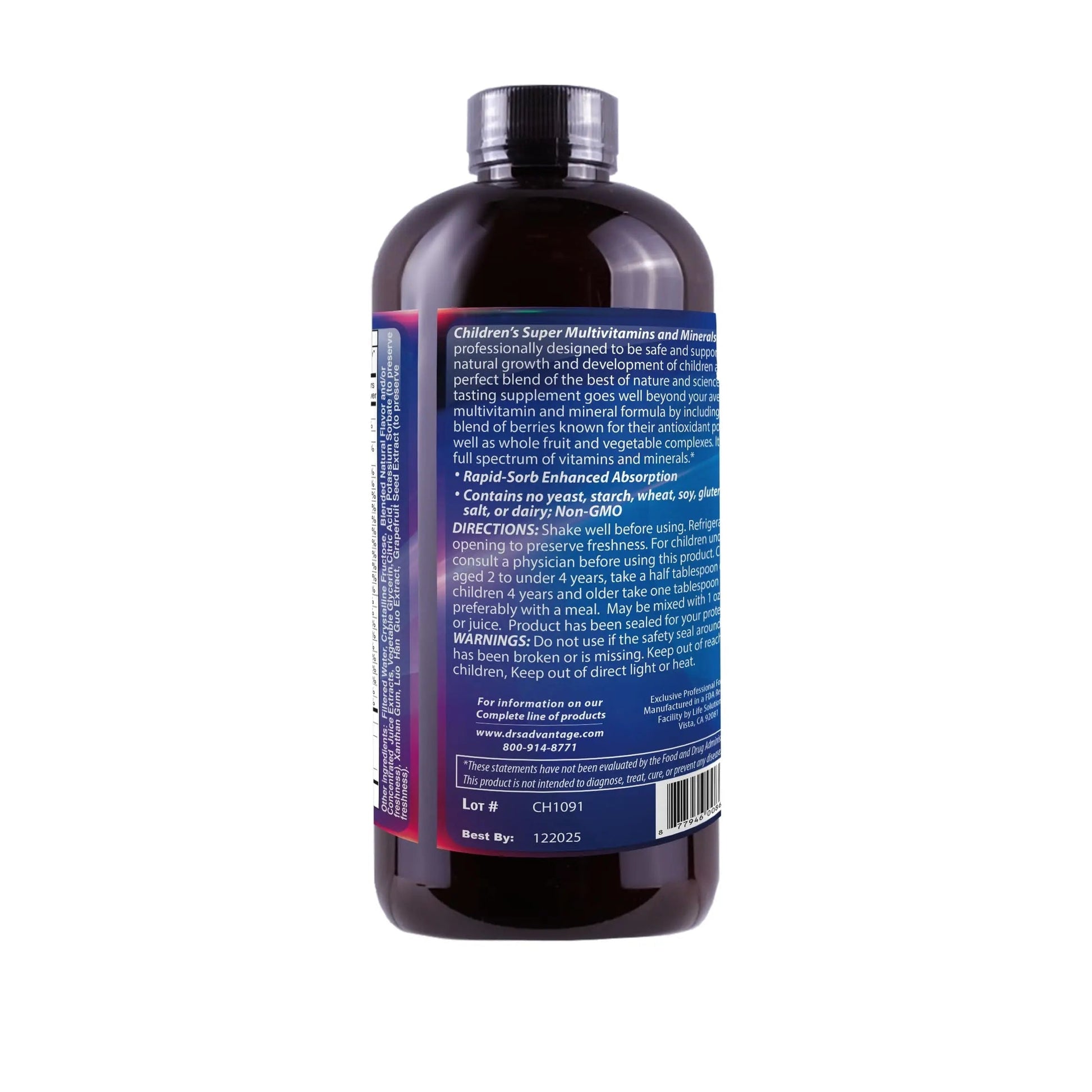 Dr's Advantage DA862 Liquid Children's Multivitamin and Minerals, 16 oz. Dr's Advantage buy supplements canada