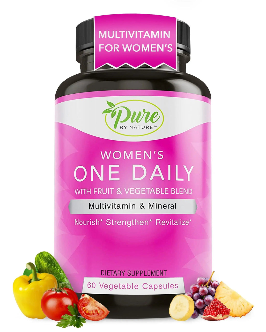 Pure By Nature One-Daily Multi-Vitamin for Women, 60 Count Pure By Nature buy supplements canada