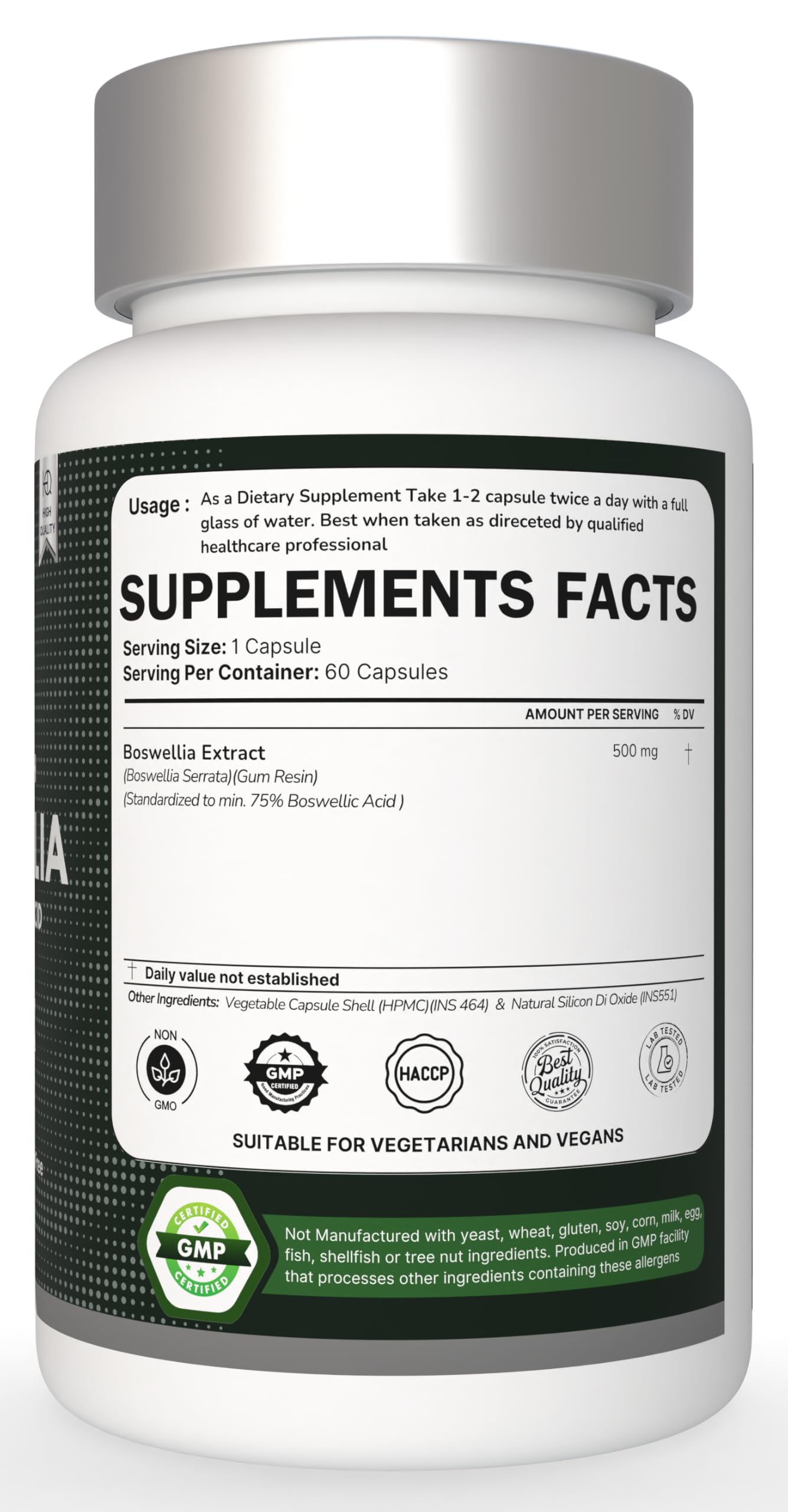 Heroot Boost Joint Mobility with 75% Extra Strength Boswellia Serrata Extract, 120 Capsules Heroot buy supplements canada