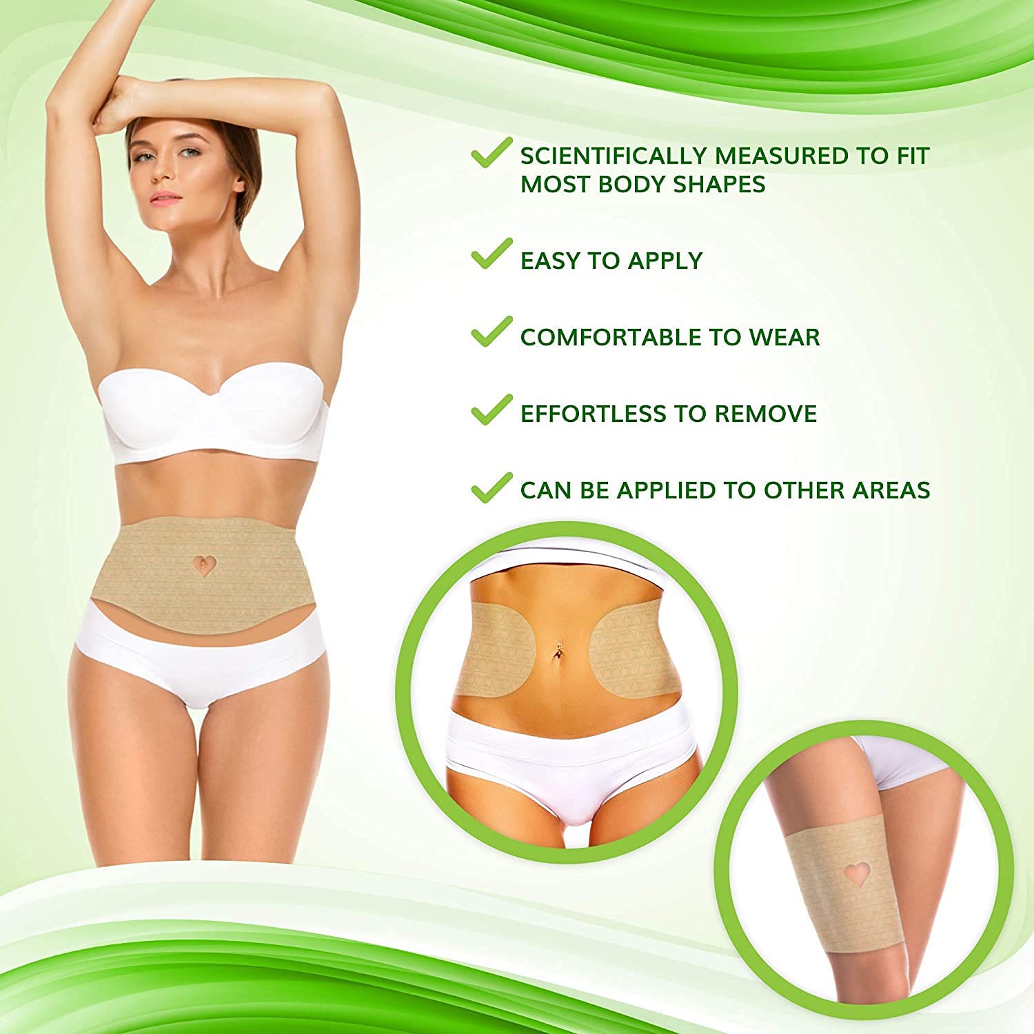 Moisturizing Body Wrap - New and Improved All Natural Body Applicator (5 WRAPS) Shape and Tone Body Products buy supplements canada