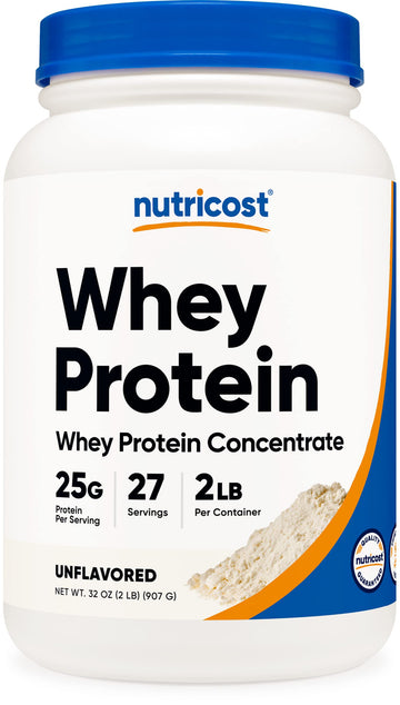 Nutricost Whey Protein Concentrate (Unflavored) 2LBS - Gluten Free & Non-GMO Nutricost buy supplements canada