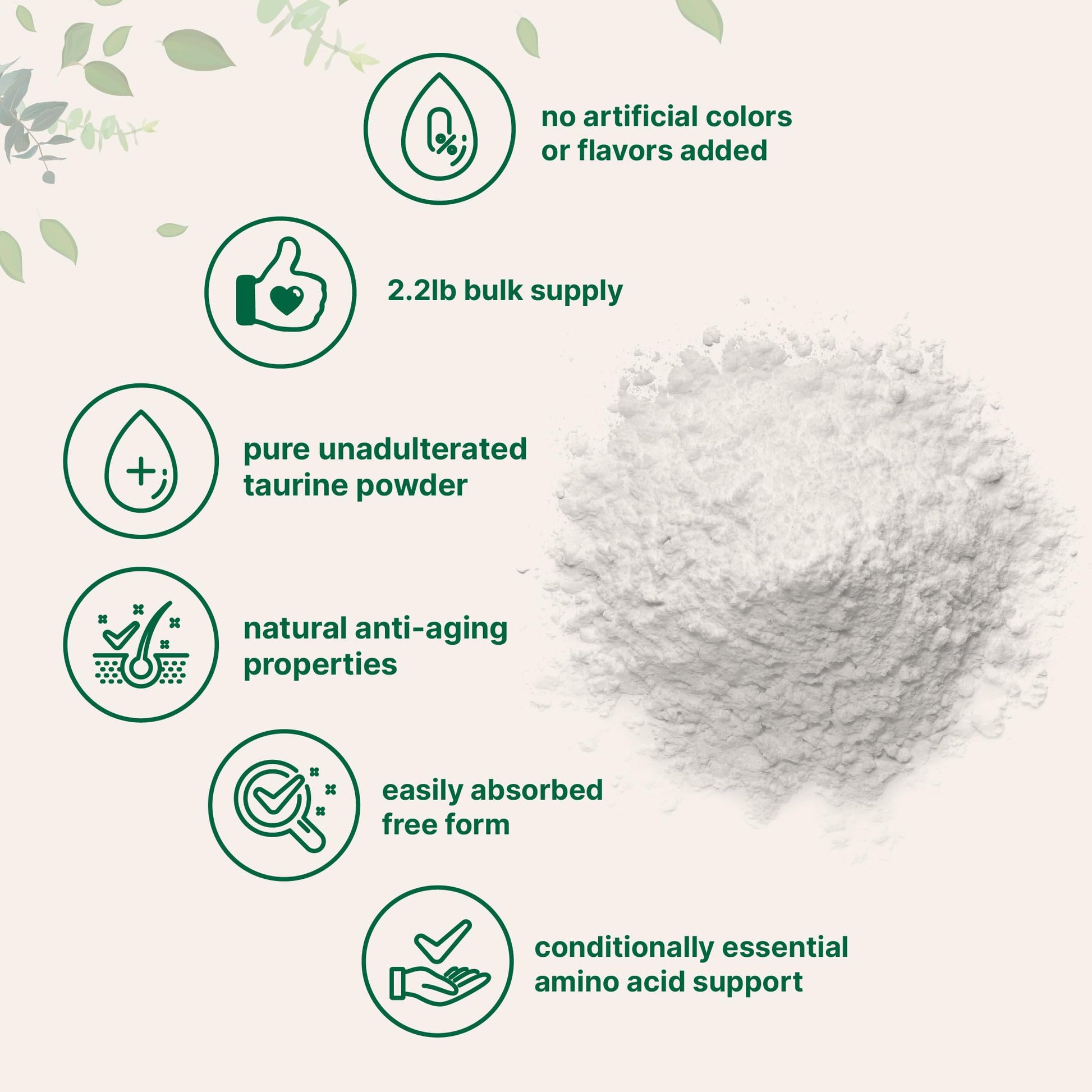 Micro Ingredients Taurine Powder Supplement | 1 KG, 2000mg Per Serving | Unflavored | 100% Pure, Easily Absorbed Free Form | Essential Amino Acids for Exercise, Energy, & Heart Support Micro Ingredients buy supplements canada