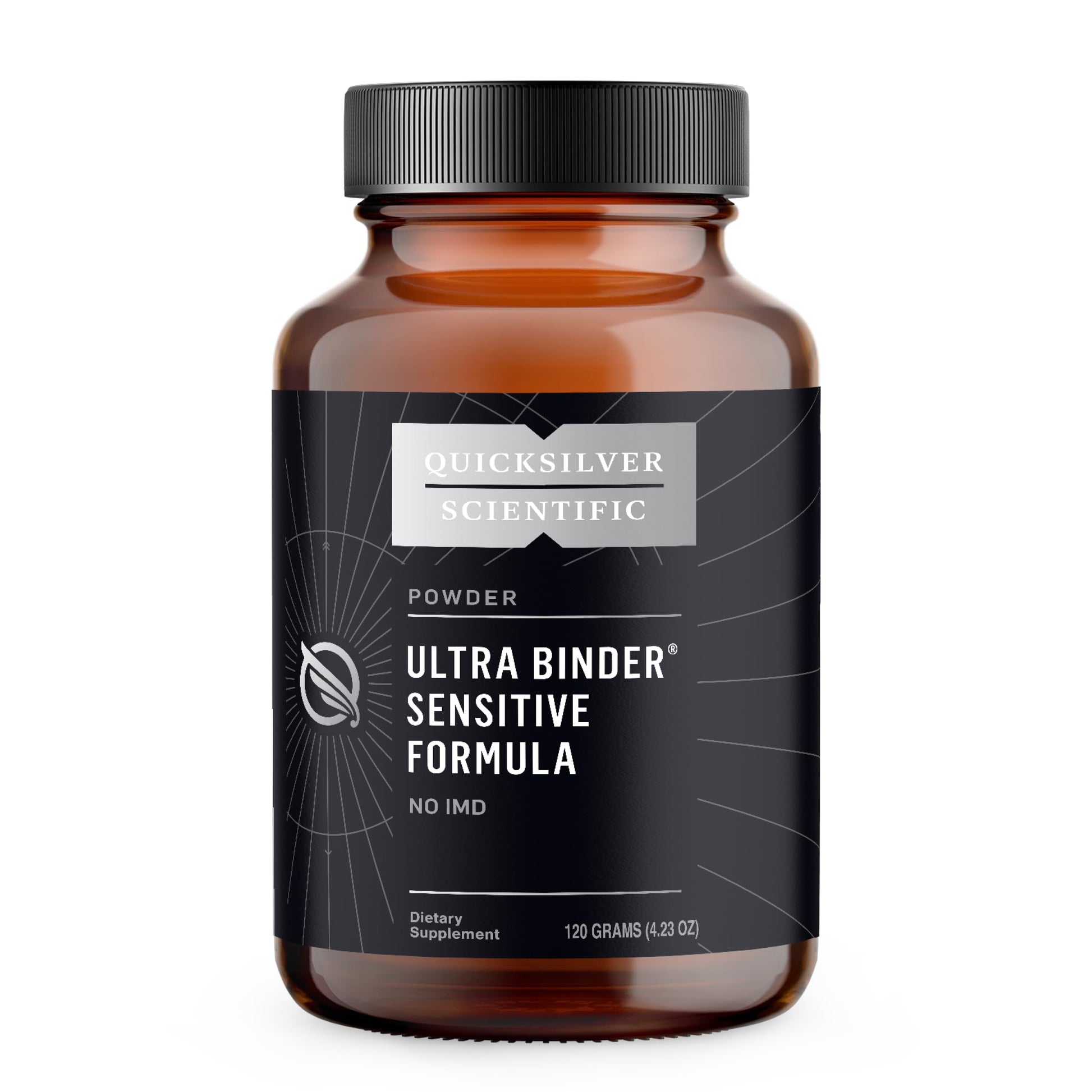 Quicksilver Scientific Ultra Binder Sensitive Formula - Gut Health Supplement with Activated Charcoal, Bentonite Clay - Cleansing Support Powder (120g) Quicksilver Scientific buy supplements canada