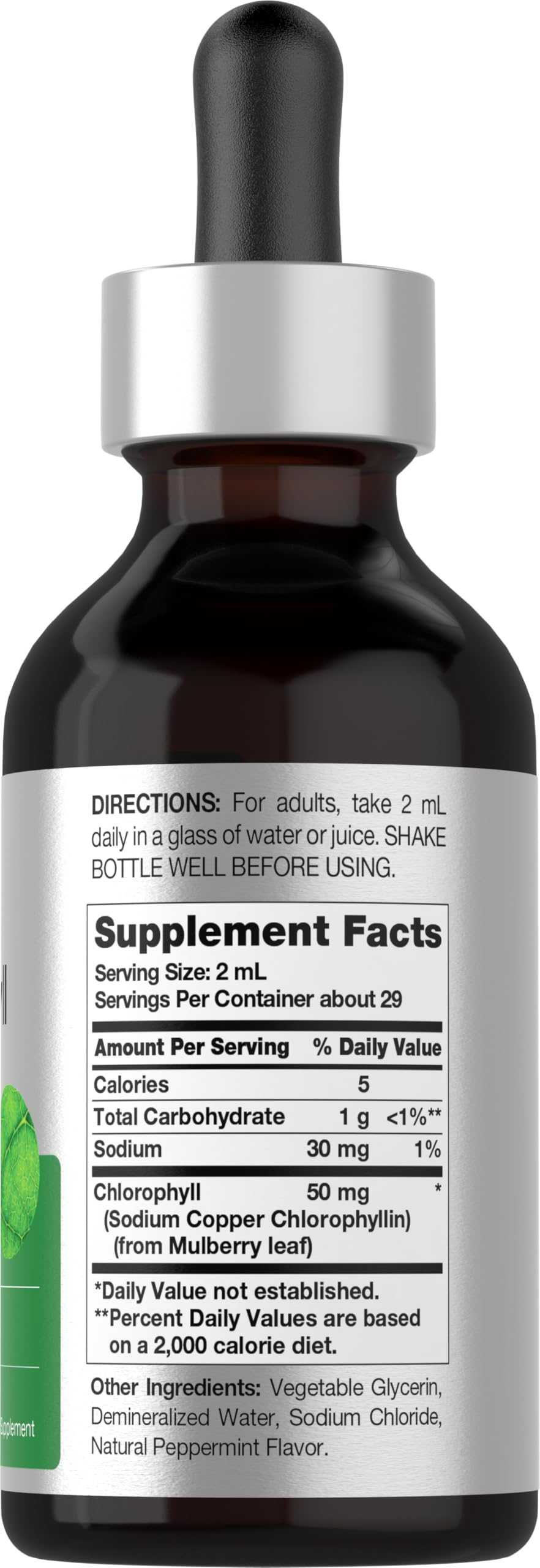 Horbäach Liquid Chlorophyll Drops | 2 oz | Vegan, Non-GMO, and Gluten Free Formula | Natural Peppermint Flavor Horbäach buy supplements canada