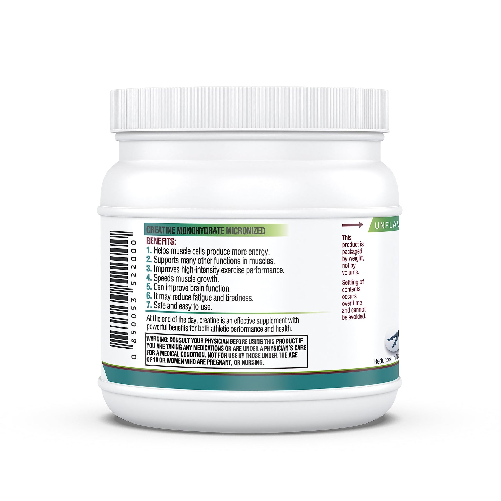 Kappa Nutrition Creatine Monohydrate Powder, Pure Amino Acid Formula, Supports Muscle Strength, Cellular Energy & Mental Focus* Gluten-Free, Keto, 2.25g per Scoop, 240 Servings, Net Wt. 1.32 LB (600g) KAPPA NUTRITION buy supplements canada