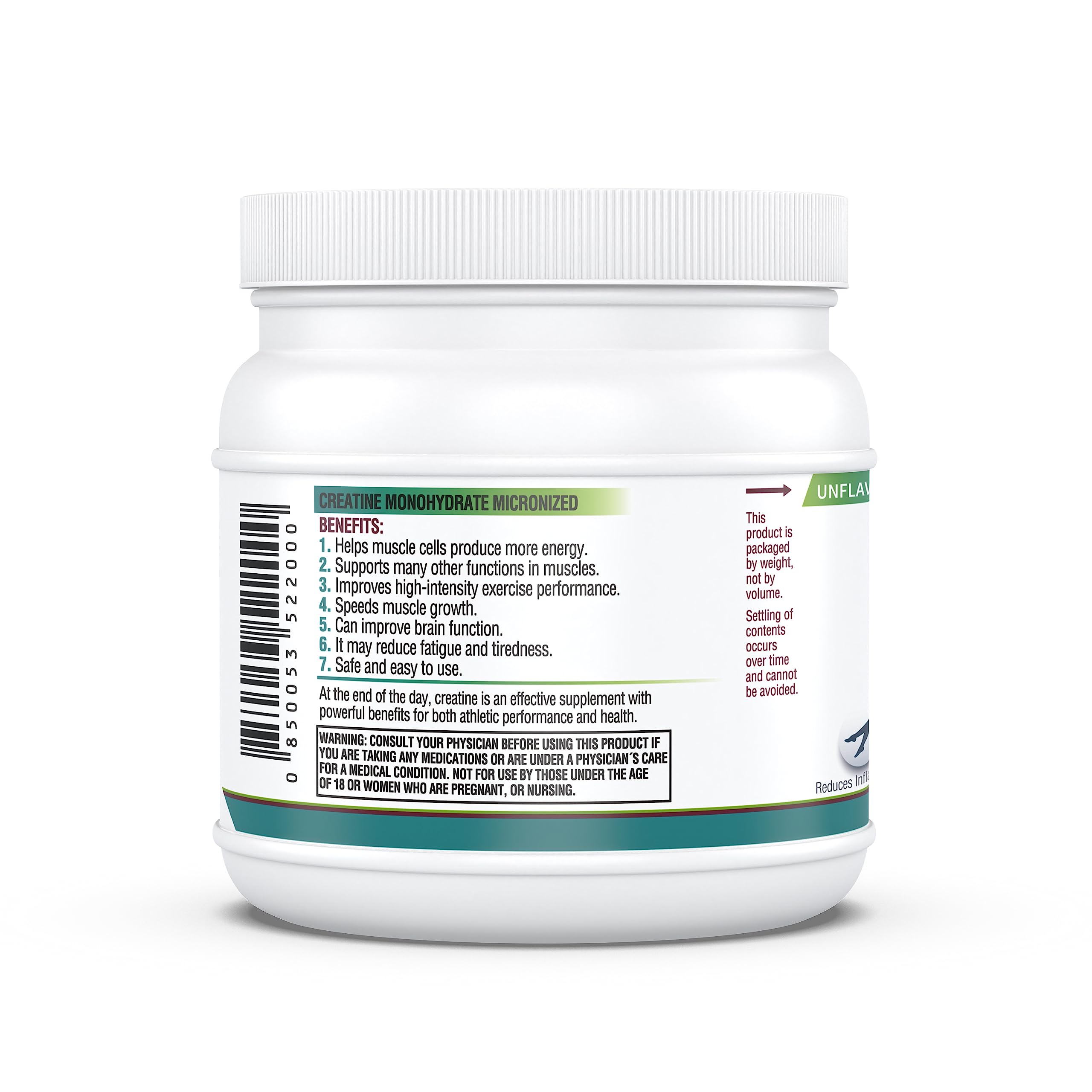 Kappa Nutrition Creatine Monohydrate Powder, Pure Amino Acid Formula, Supports Muscle Strength, Cellular Energy & Mental Focus* Gluten-Free, Keto, 2.25g per Scoop, 240 Servings, Net Wt. 1.32 LB (600g) KAPPA NUTRITION buy supplements canada
