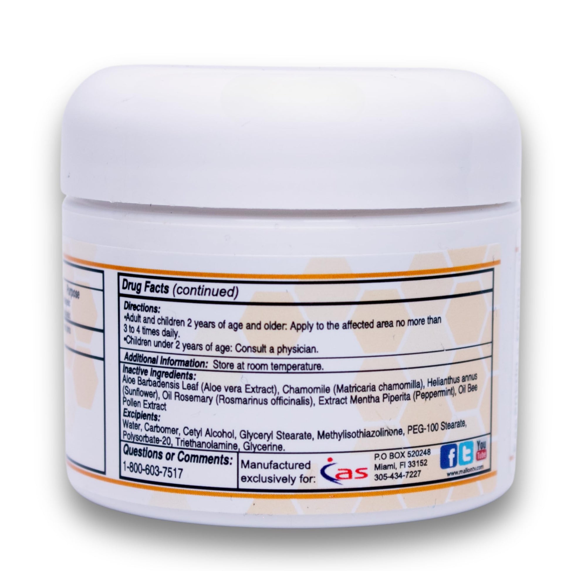 ABEE MED Extra Strength Joint & Muscle Relief Cream – Menthol Cooling & Warming Formula with Bee Pollen, Aloe & Chamomile – Fast-Absorbing Comfort Cream for Back, Knees & Muscles – 2 oz ABEE MED buy supplements canada
