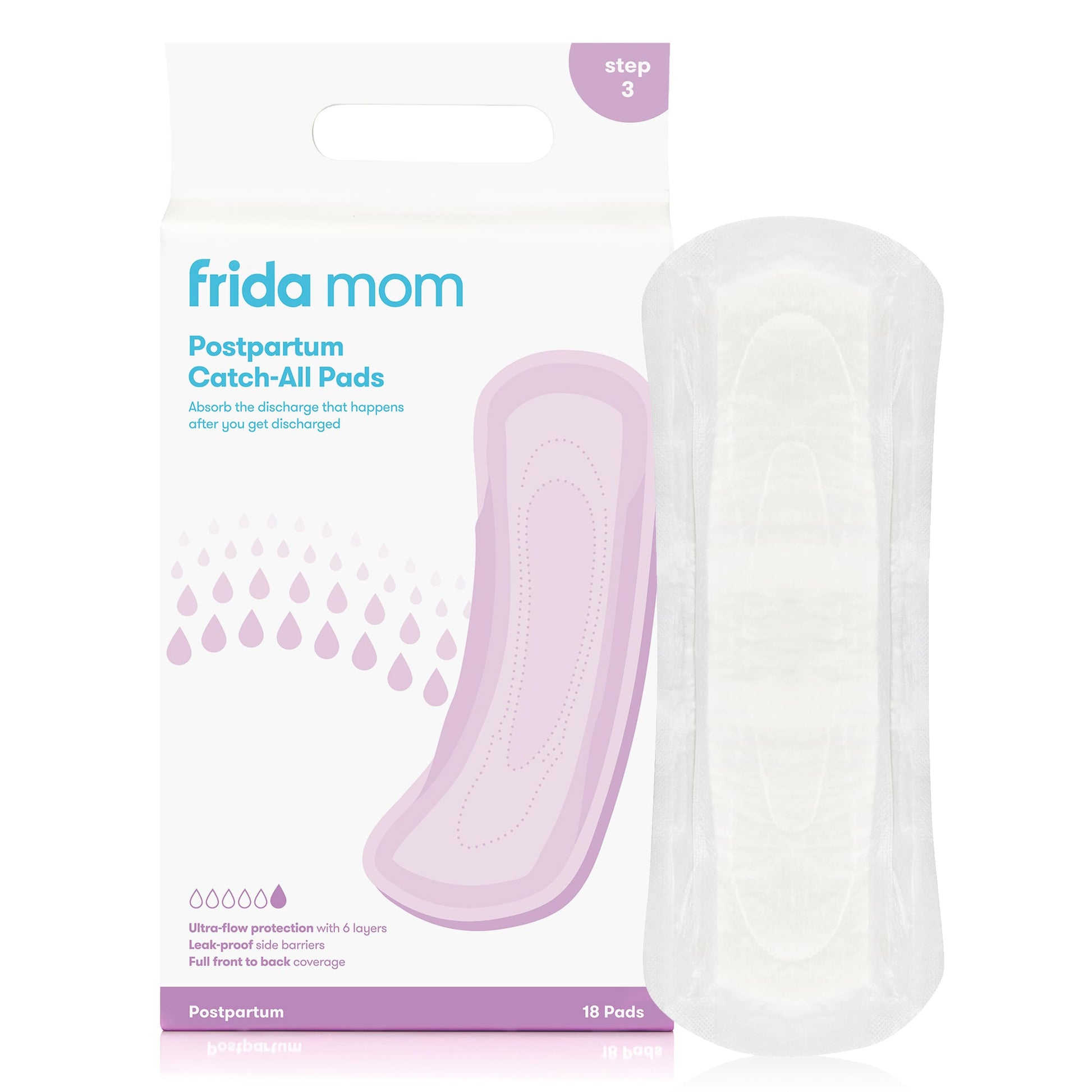 Frida Mom Postpartum Pads, Leak Proof Feminine Care Maxi Pads, 6 Layers of Protection Frida Mom buy supplements canada