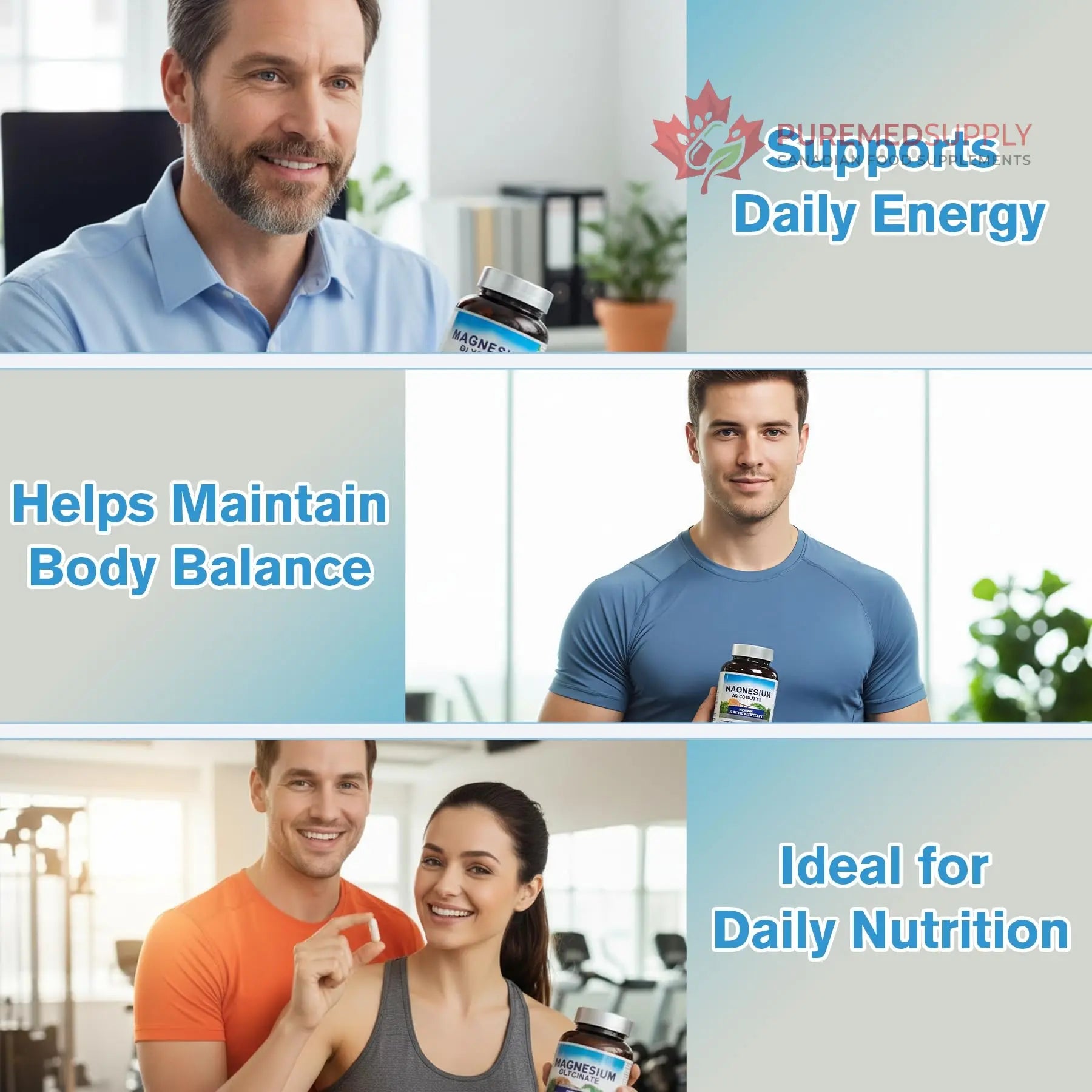Magnesium Glycinate 500mg with Vitamin D3 – High Absorption Magnesium Supplement with Veggies Design – Supports Bone & Muscle Function and Energy – Non-GMO, Gluten-Free – 120 Veg Capsules FrexNutri buy supplements canada