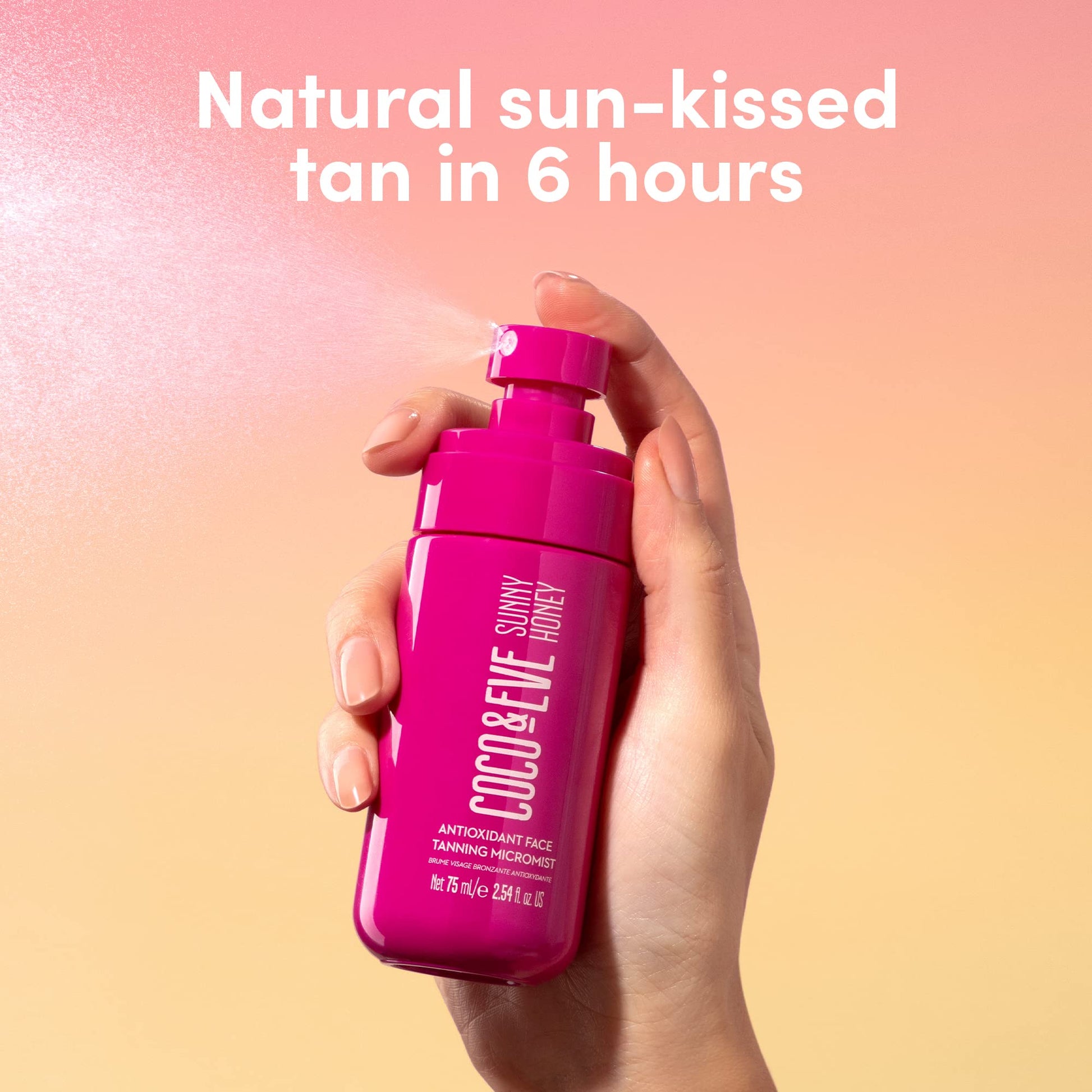 Coco & Eve Face Tanning Micromist – Sunless Facial Self Tanner Ultra Fine Mist for Face, Coco & Eve buy supplements canada