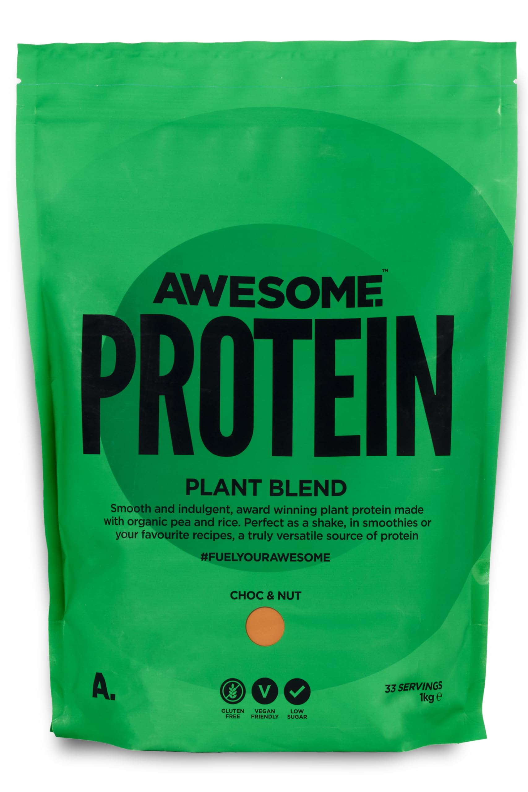 Chocolate Nut Awesome Protein Powder by Ben Coomber | 1kg Vegan Organic Flavoured Protein Ben Coomber buy supplements canada