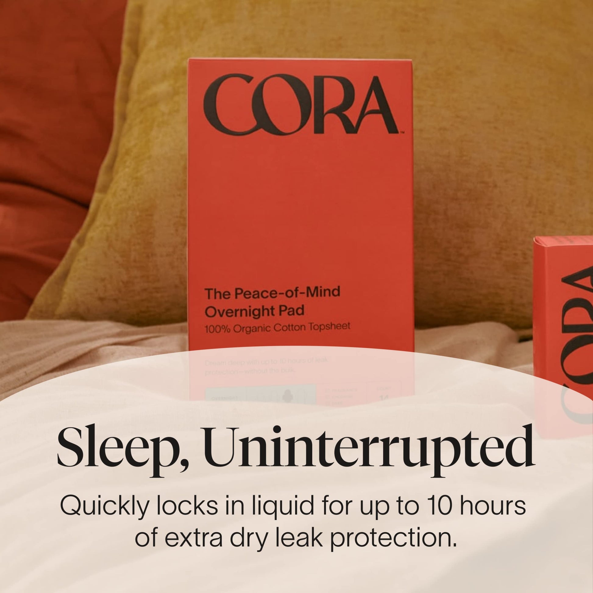 Cora Organic Pads | Ultra Thin Period Pads with Wings | Overnight Absorbency | Ultra-Absorbent Cora buy supplements canada
