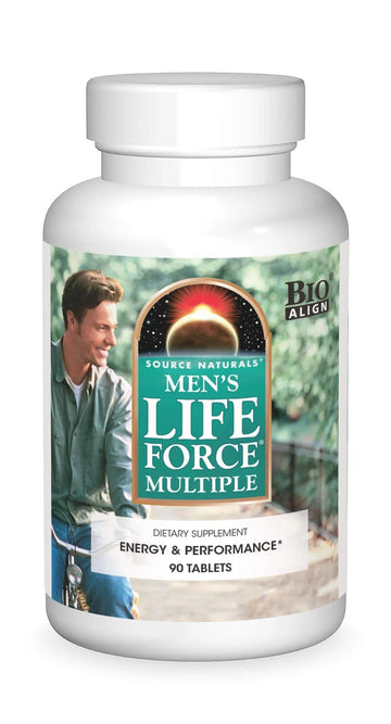 Source Naturals Men's Life Force Multiple Daily Multivitamin & Immune Health Supplement - 13 Essential Vitamins, Nutrients & Minerals - 180 Tablets Source Naturals buy supplements canada