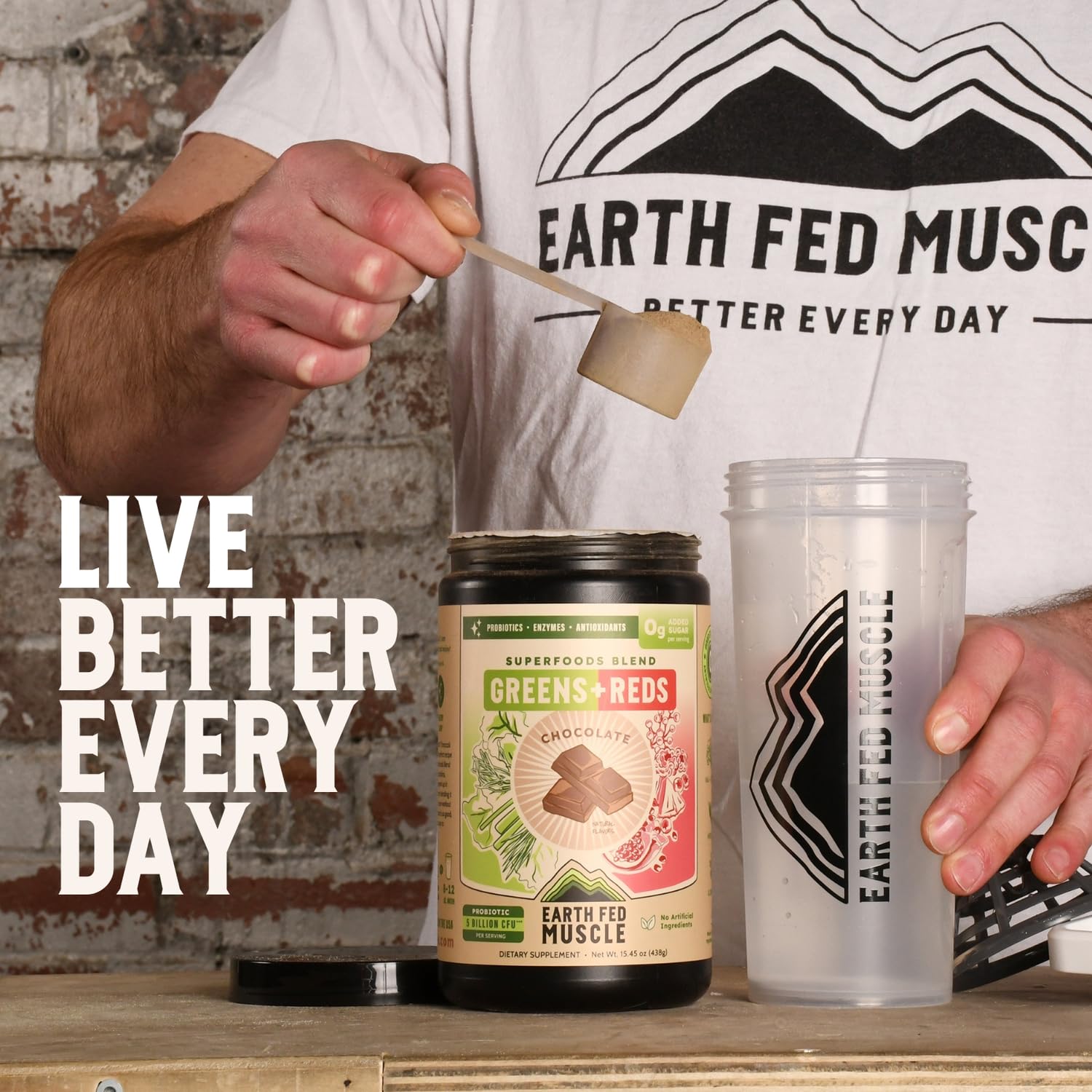 Earth Fed Muscle Chocolate Greens & Reds Superfood Blend Earth Fed Muscle buy supplements canada
