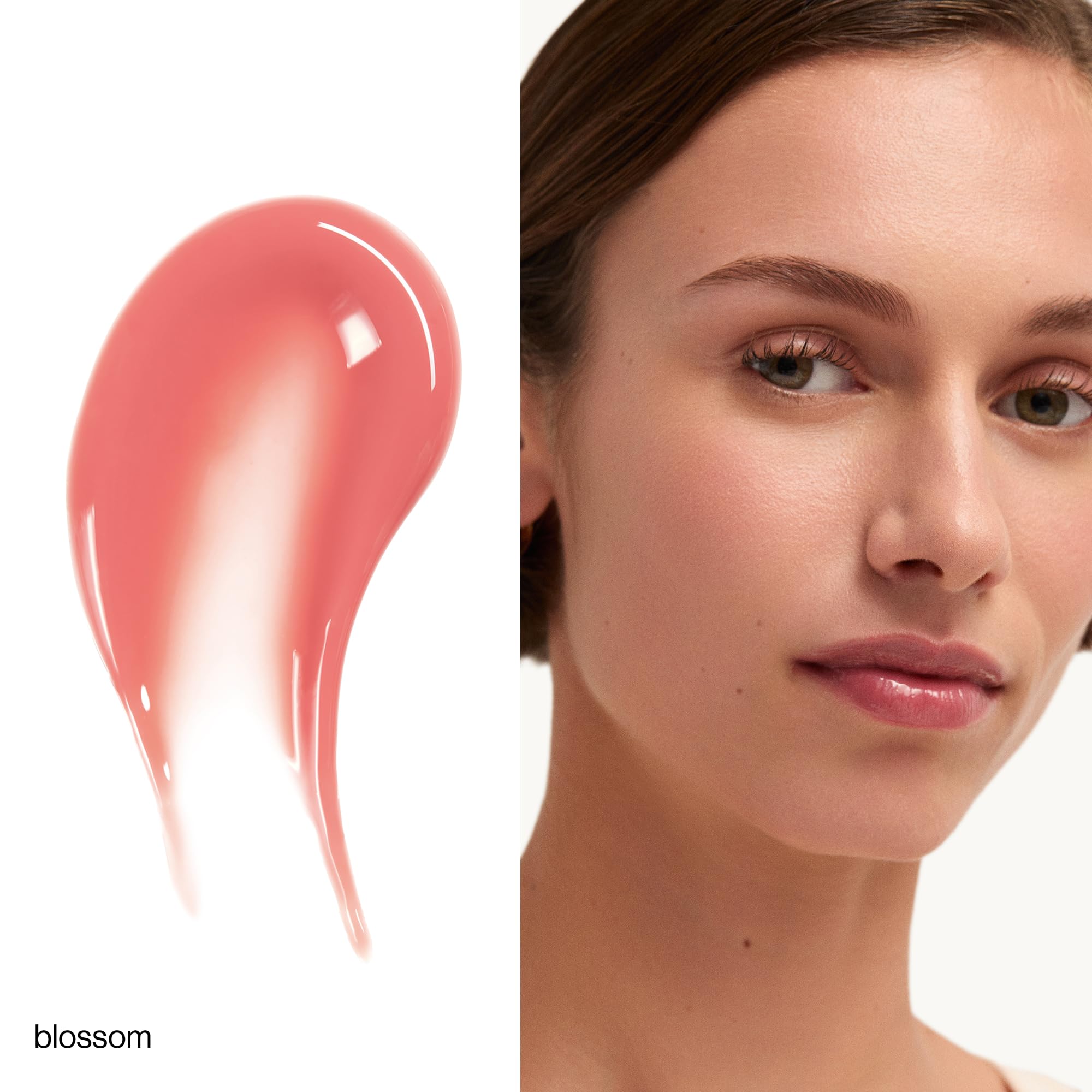 goop Beauty Hydra-Barrier Gel Gloss | Hydrating Lip Gloss to Moisturize & Plump Lips | Hyaluronic Acid & Vitamin E | Blossom - Sheer Petal Pink | 0.13 oz goop buy supplements canada