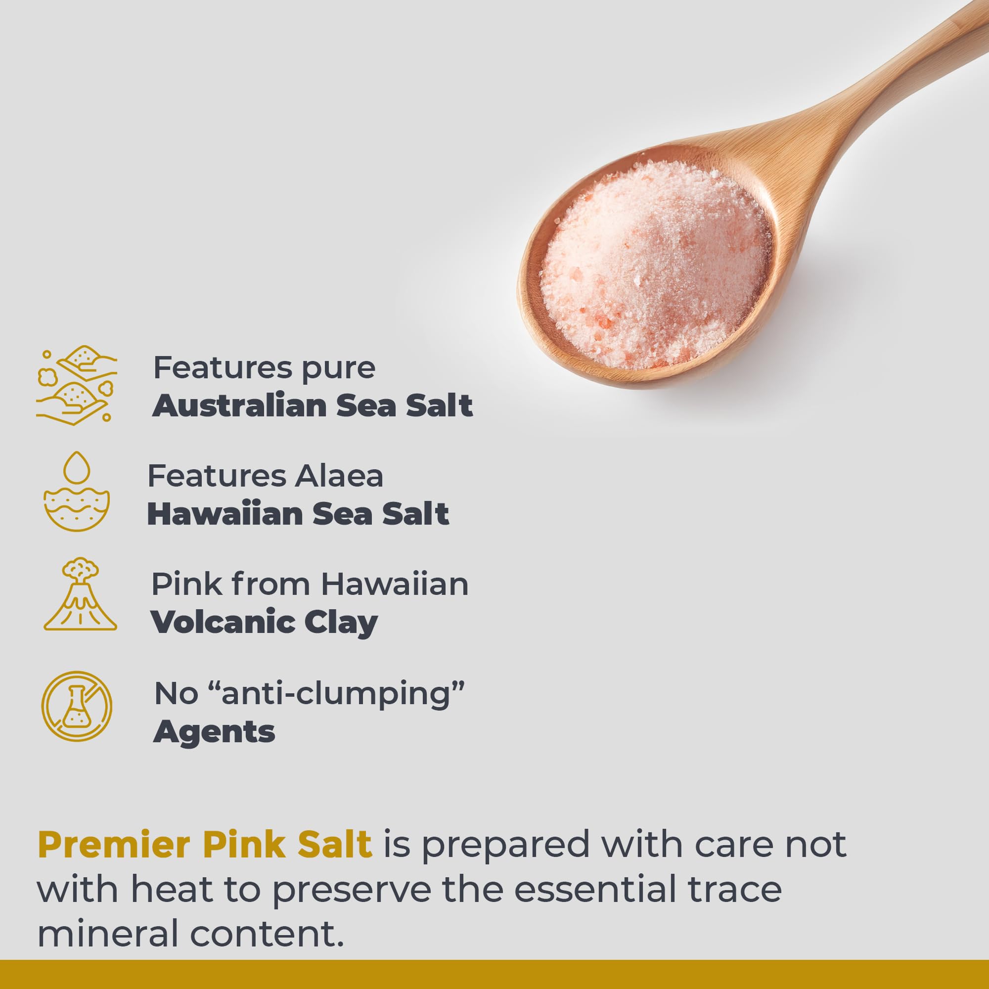Premier Research Labs Pink Salt - Our Pink Sea Salt is a Hawaiian Red Alaea Sea Salt and Australian Salt Blend for Cooking, Baking with Minerals and Rich Taste - 12 oz Premier Research Labs buy supplements canada