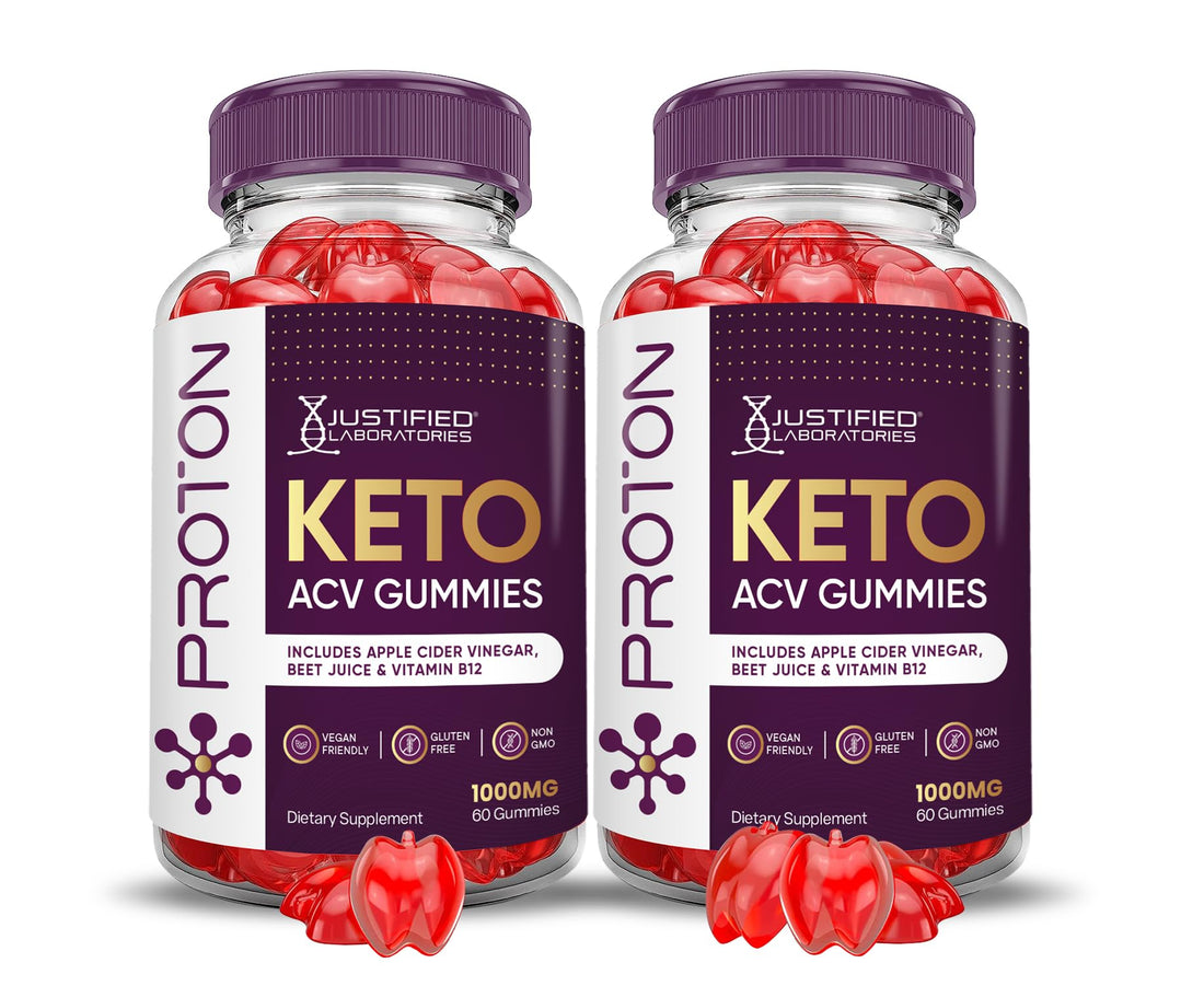 (2 Pack) Proton Protein Keto ACV Gummies Advanced Formula 1000MG Proton Keto Justified Laboratories buy supplements canada