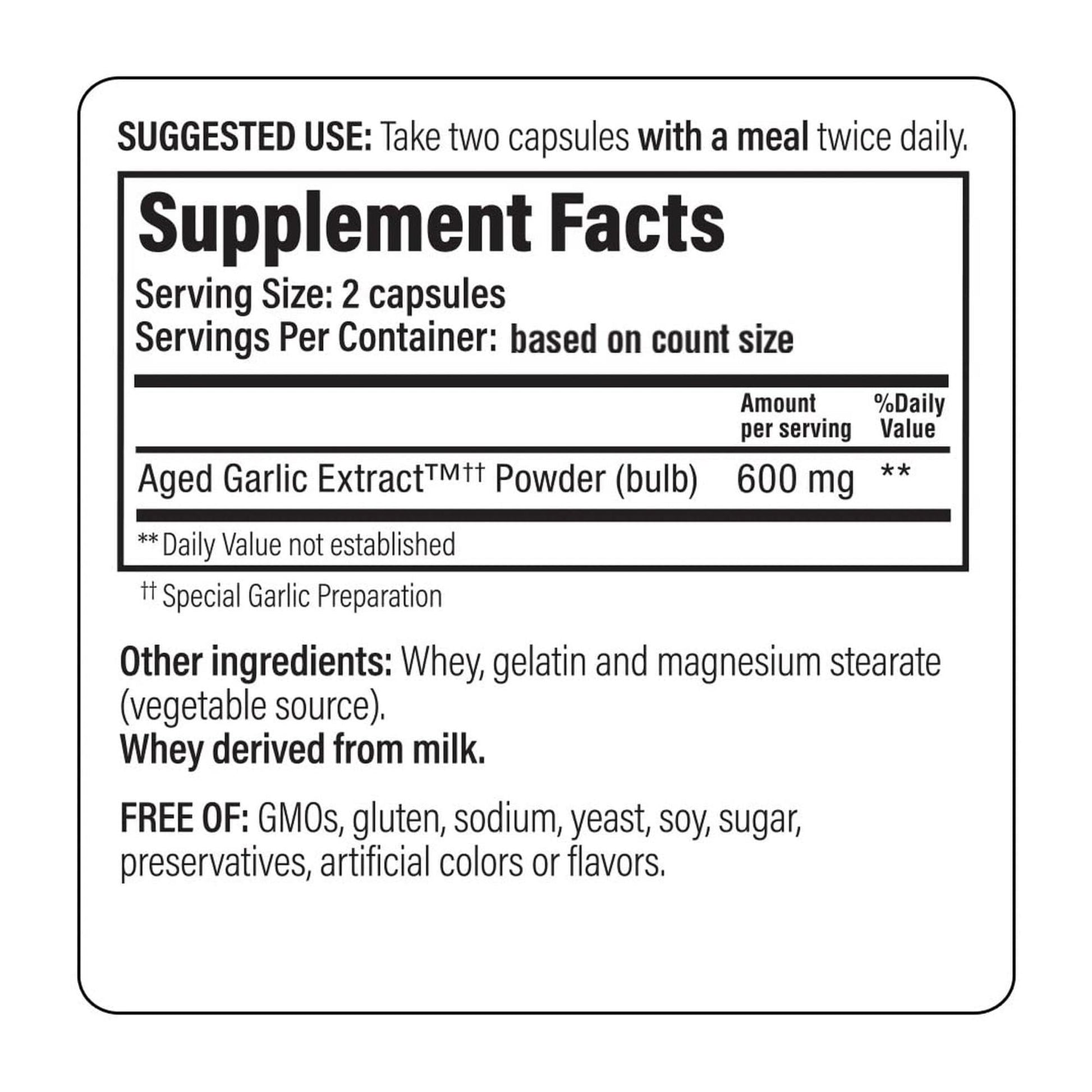 Kyolic Aged Garlic Extract Formula 100, Cardiovascular Health*, 300 Capsules. Kyolic buy supplements canada