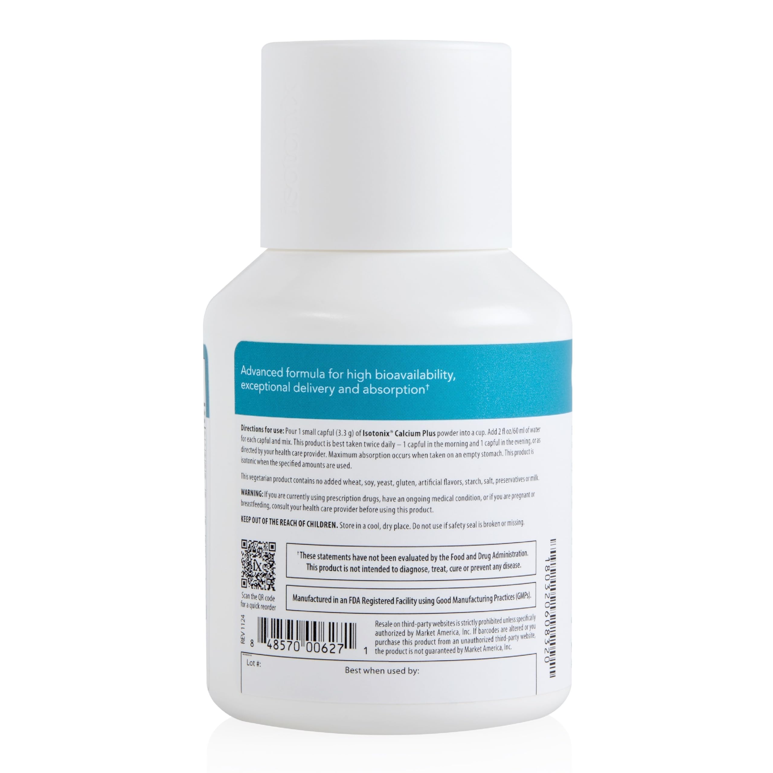 Isotonix Calcium Plus – Calcium Supplement for Women and Men with Magnesium, Vitamin D3, and Vitamin C – Fast Absorbing Isotonic Formula – Calcium Citrate & 5 Salts - 90 Servings Isotonix buy supplements canada