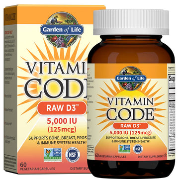 Garden of Life Vitamin D3 5000 IU, Raw Whole Food Supplements with Chlorella, Fruit, Veggies & Probiotics for Bone & Immune Health Garden of Life buy supplements canada