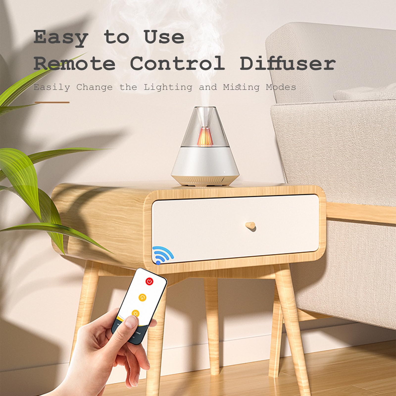 TriPro Essential Oils Aroma Diffuser,Portable Humidifier with Cool Mist and Warm Light Effect,Remote Control TriProC buy supplements canada