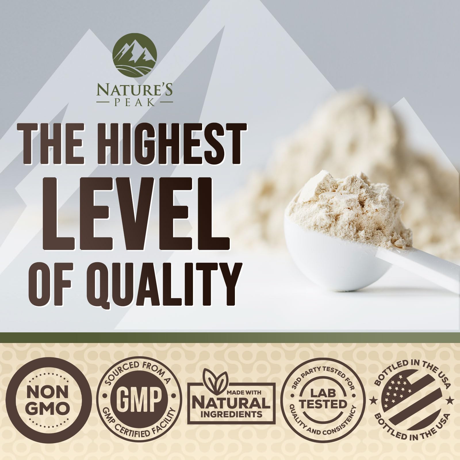 Nature's Protein Powder, 100% Whey Protein Powder Isolate, Immune Support, BCAAs Nature's Peak buy supplements canada