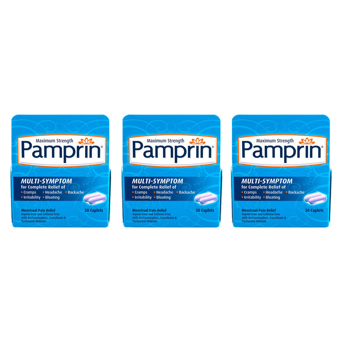 Pamprin Multi-Symptom Formula, with Acetaminophen, Menstrual Period Symptoms Relief Including Cramps Pamprin buy supplements canada