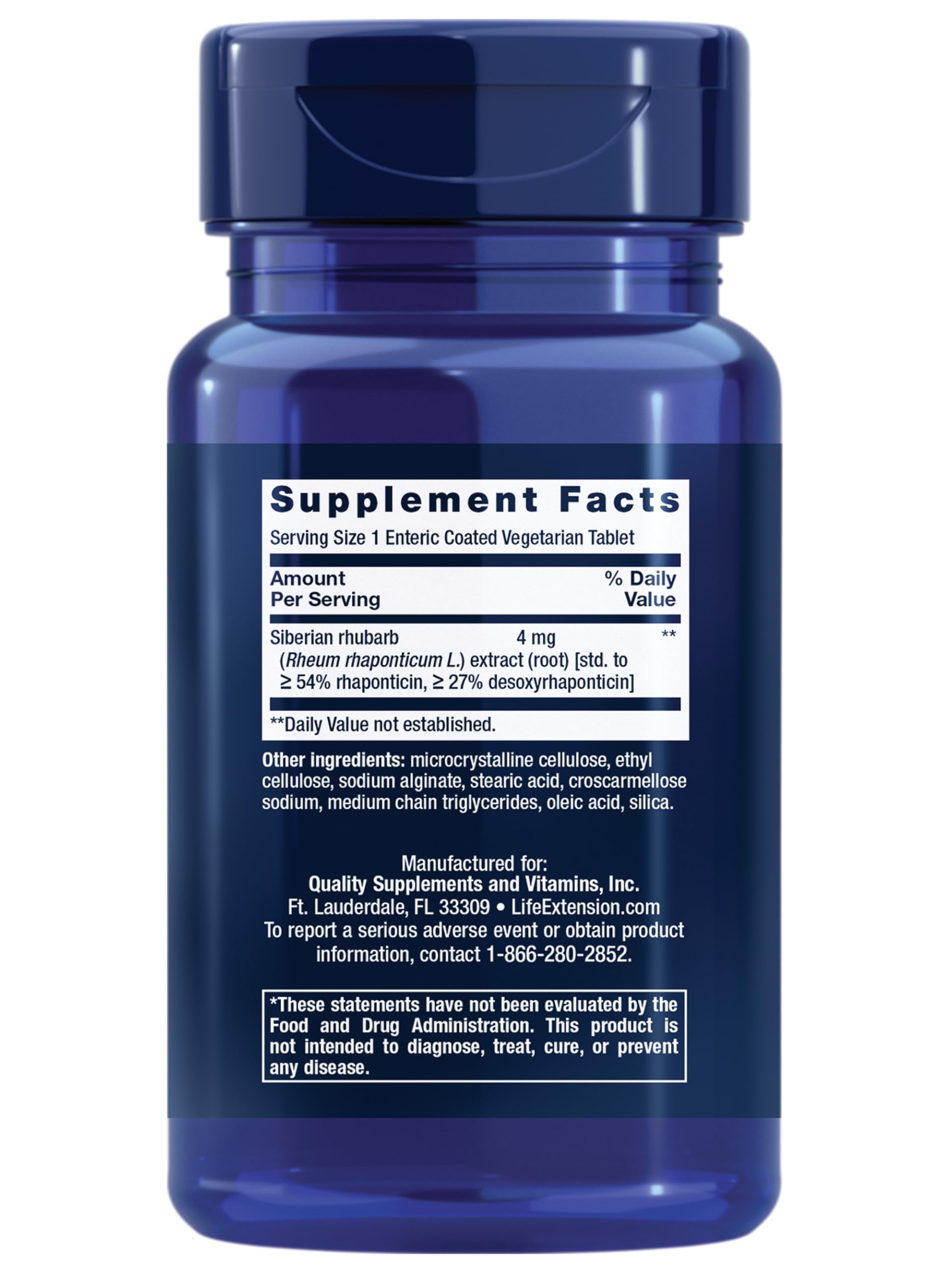 Life Extension Menopause Relief – Siberian Rhubarb, Menopause Supplement for Women, Ease hot Flashes, Mood Swings, Night Sweats Relief, Hormone-Free, Gluten-Free, Non-GMO, Vegetarian, 30 Tablets Life Extension buy supplements canada