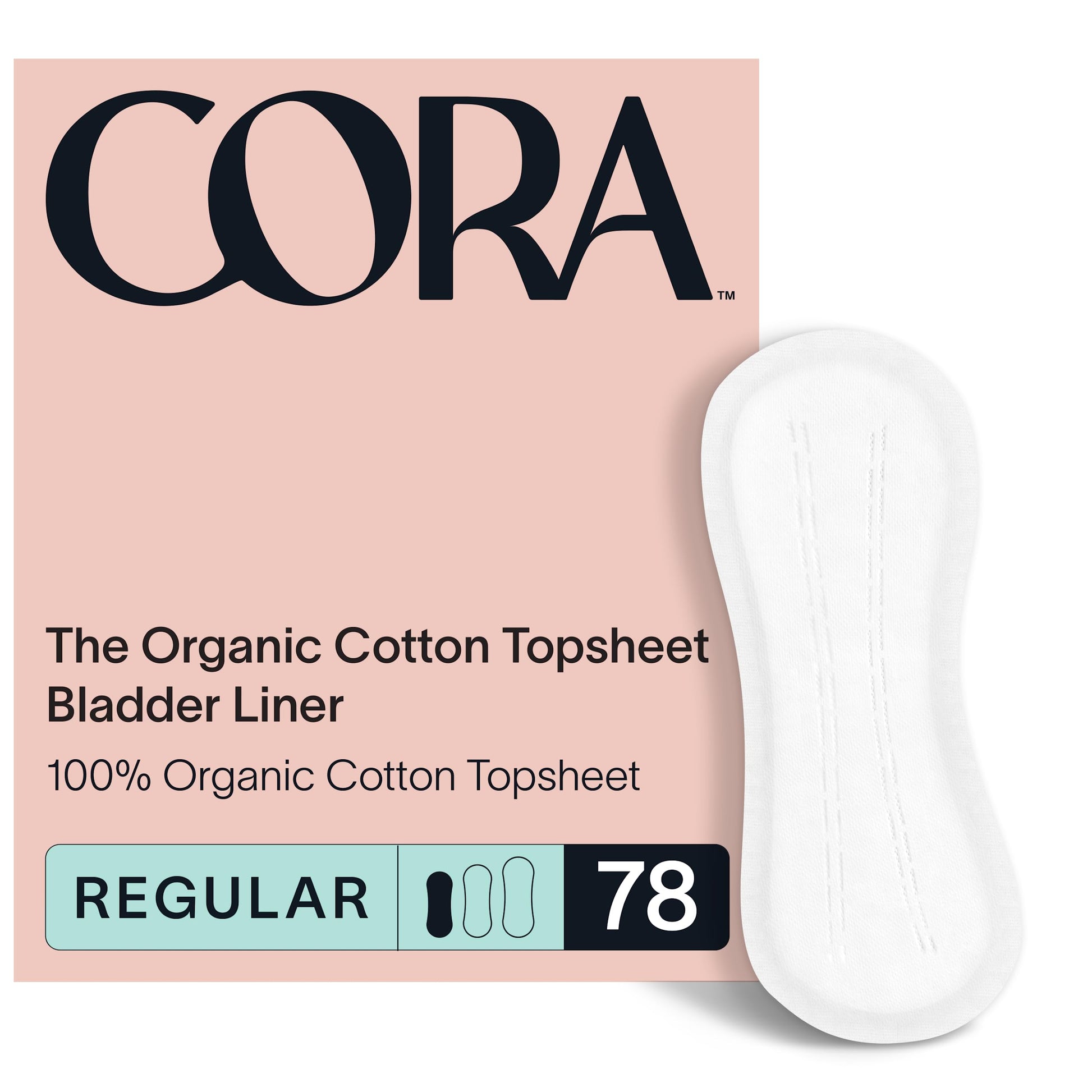 Cora Ultra Thin Organic Bladder Liners | Incontinence & Postpartum Pads for Women | Panty Liners Cora buy supplements canada