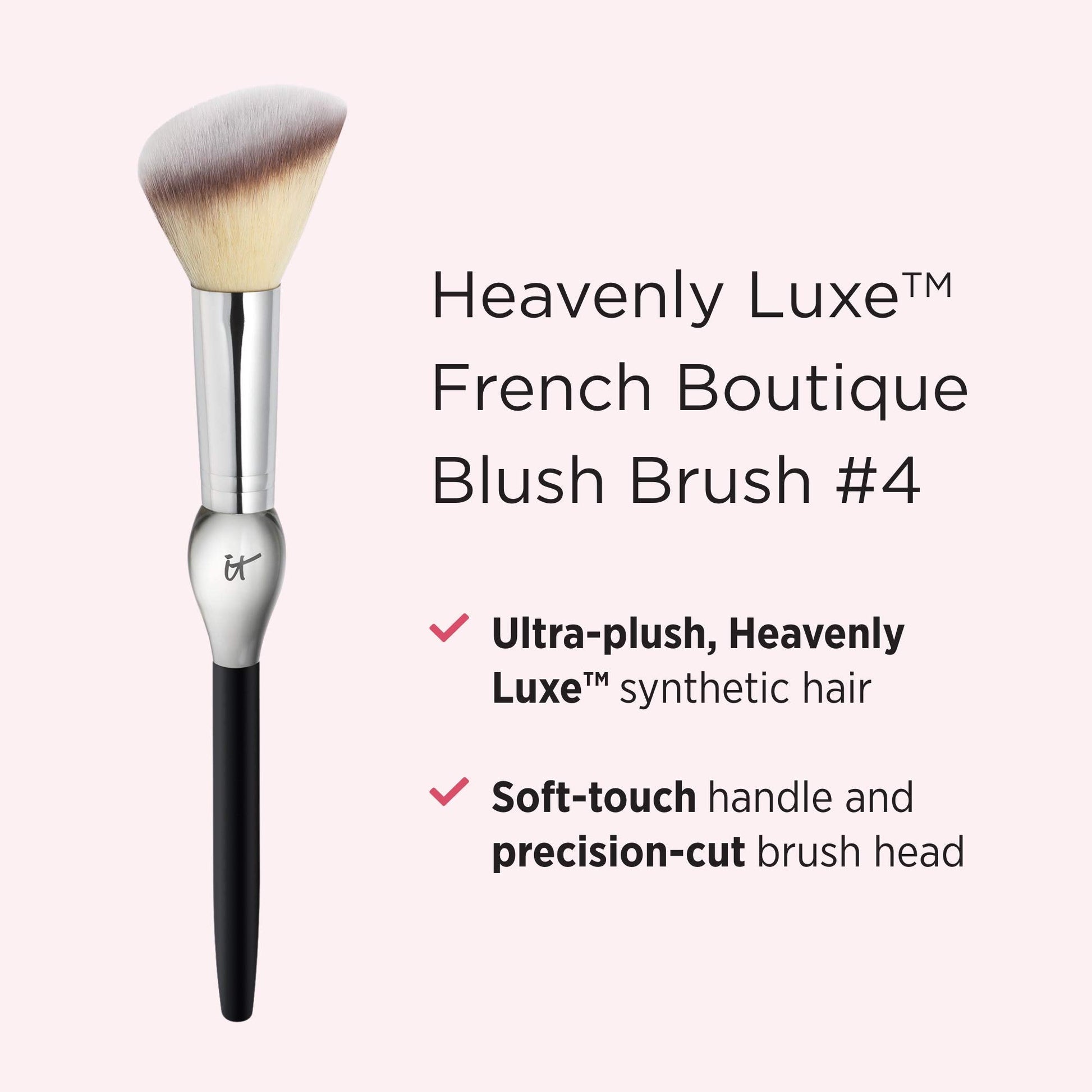 IT Cosmetics Heavenly Luxe French Boutique Blush Brush #4 - Angled Blush Brush for Cheeks - Liquid & Powder Blush Brush - Makeup Brush With Award-Winning Heavenly Luxe Hair IT Cosmetics buy supplements canada