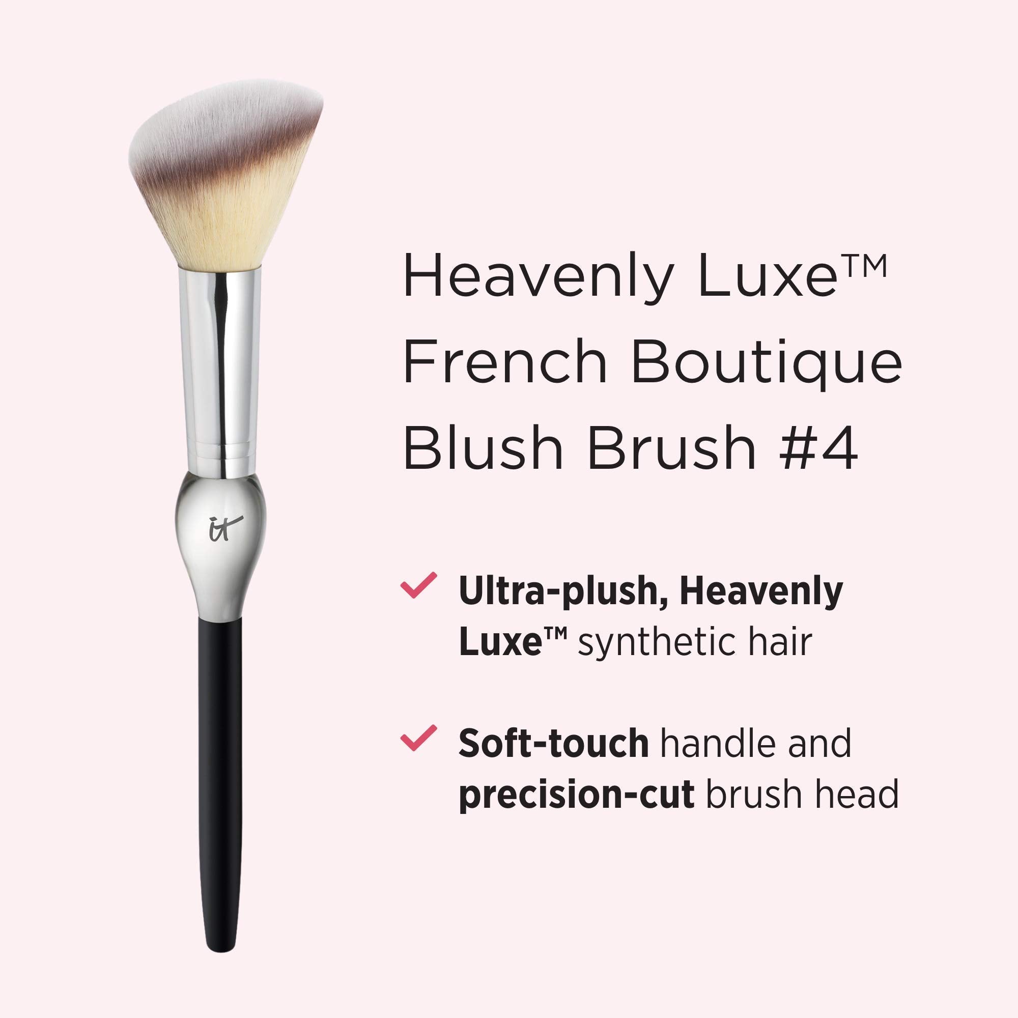 IT Cosmetics Heavenly Luxe French Boutique Blush Brush #4 - Angled Blush Brush for Cheeks - Liquid & Powder Blush Brush - Makeup Brush With Award-Winning Heavenly Luxe Hair IT Cosmetics buy supplements canada