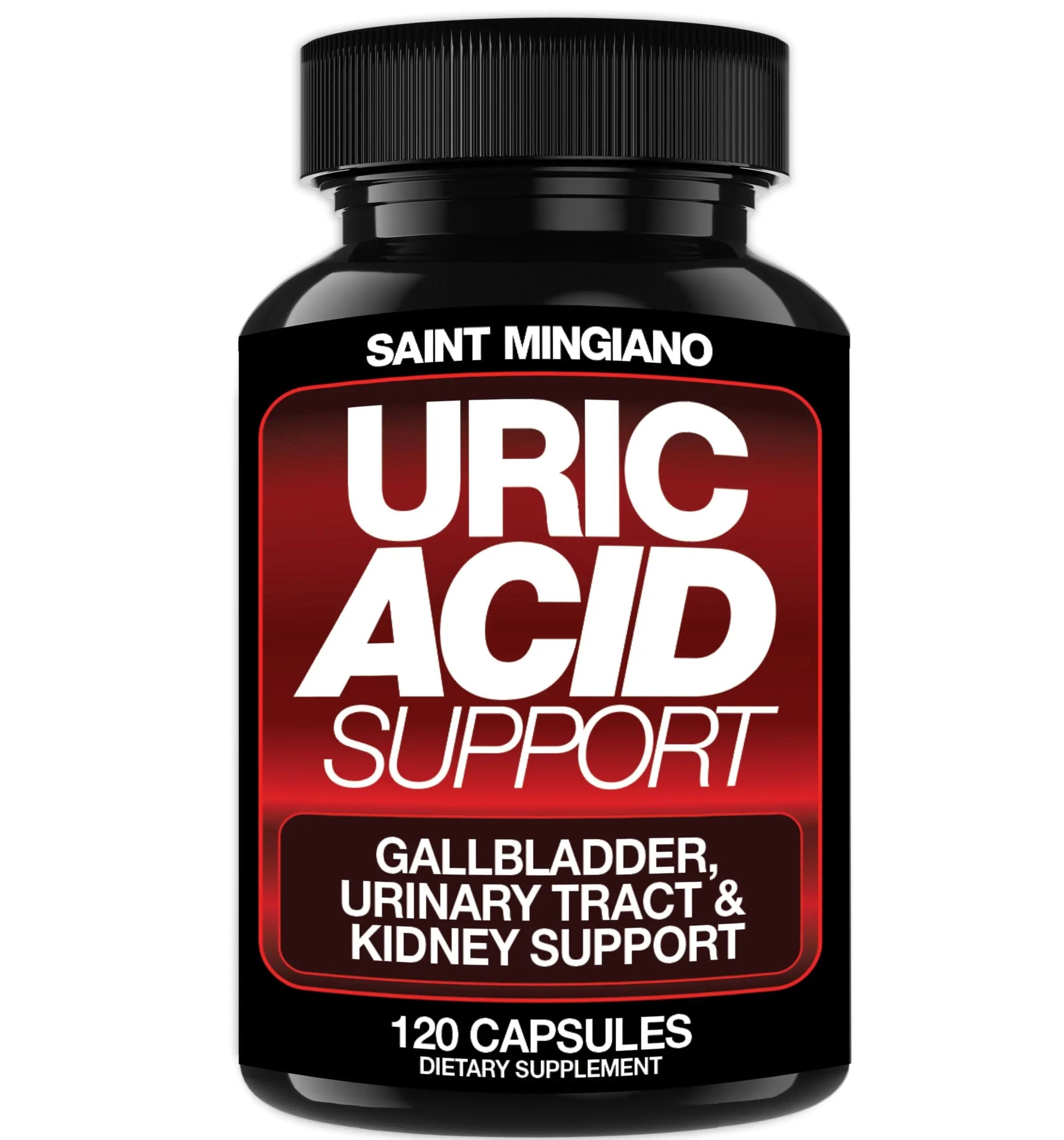 Saint Mingiano Uric Acid Flush for Gout Support -120 Capsules - Supports Kidney Cleanse Detox & Repair, Gallbladder & Urinary Tract Issues - Essential for Detox & Joint Support - Cranberry Extract Saint Mingiano buy supplements canada