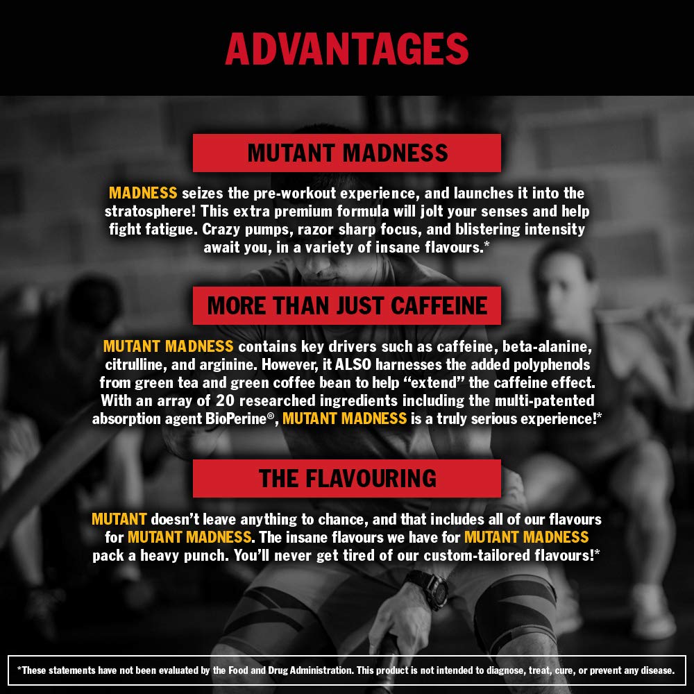 Mutant Madness - Redefines The Pre-Workout Experience and Takes it to a Whole New Mutant buy supplements canada
