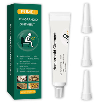 Pumei Hemorrhoid Cream,Herbal Hemorrhoid Ointment,Massage Hemorrhoids Ointment,for Men and Women Herbal Hemorrhoids Cream Pumei buy supplements canada