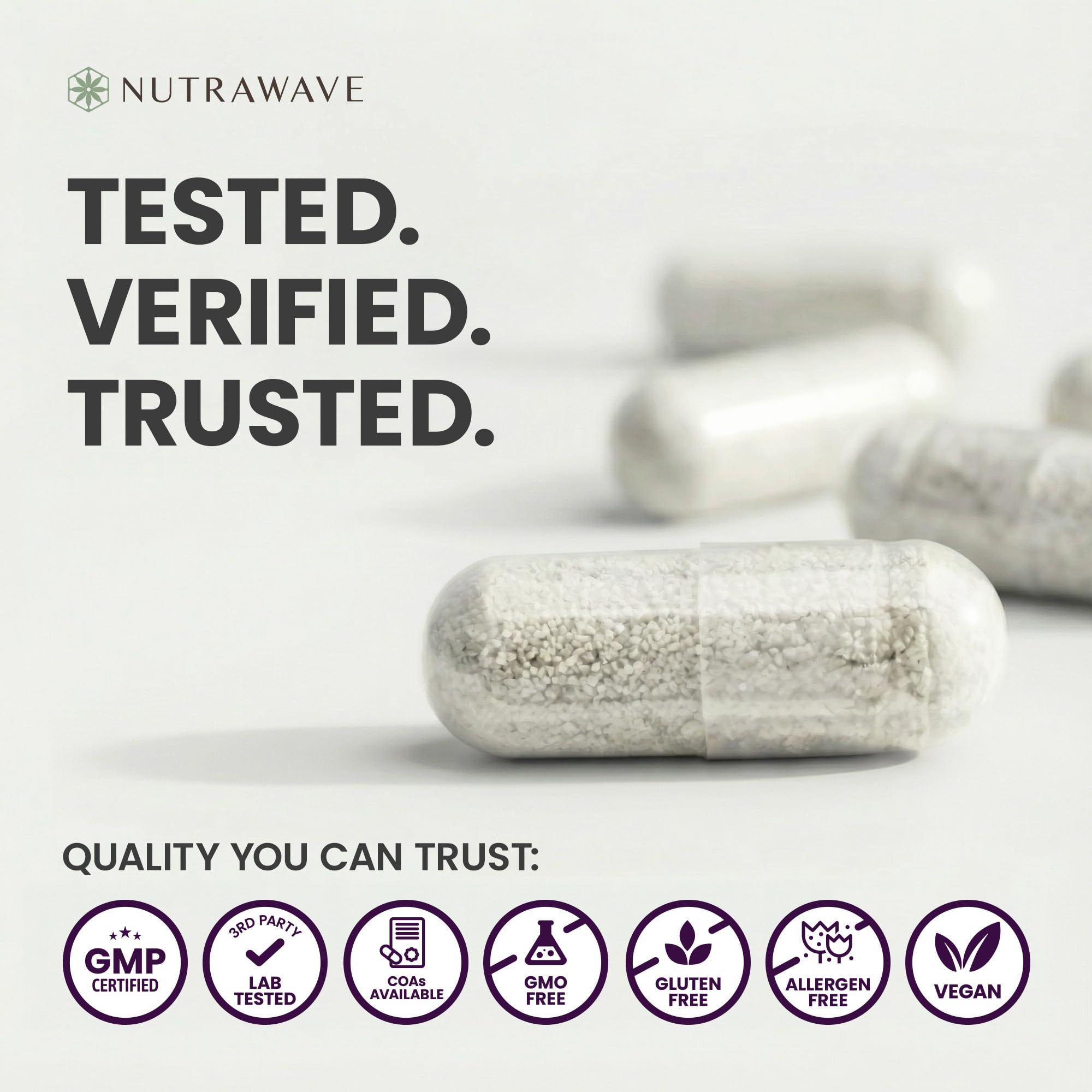 Nutrawave 50 Billion Probiotics for Women & Men, 15 Strains Active Culture. Relieves Bloating & Constipation, Improved Digestion & Gut Health Supplement, Vegan. 60 Powerful Small Capsules. Nutra Wave buy supplements canada
