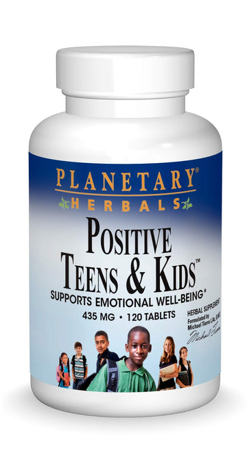 Planetary Herbals Positive Teens & Kids 435mg, Supports Emotional Well-Being,120 Tablets Planetary Herbals buy supplements canada