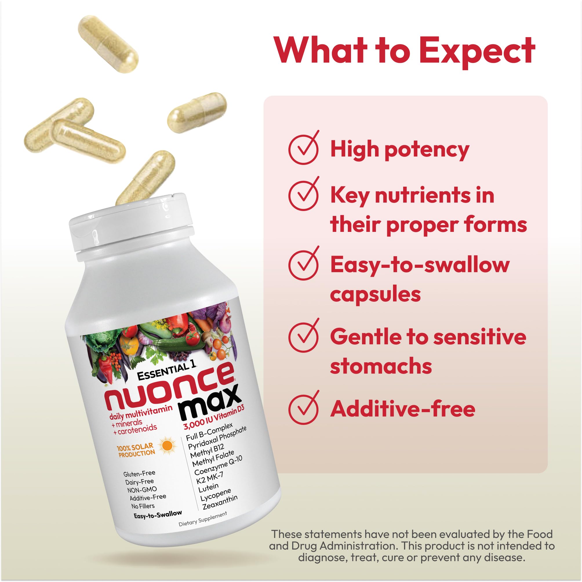 ANDREW LESSMAN Essential-1 nuonce max Multivitamin 3000 IU Vitamin D3 360 Small Capsules. 100 mcg Methyl B12 ANDREW LESSMAN buy supplements canada