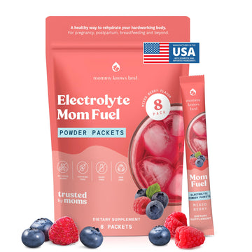 Mommy Knows Best Mom Fuel Electrolyte Drink Mix for Moms, Hydration Support - for Pregnancy, Prenatal, Electrolytes + Trace Minerals, Mommy Knows Best buy supplements canada