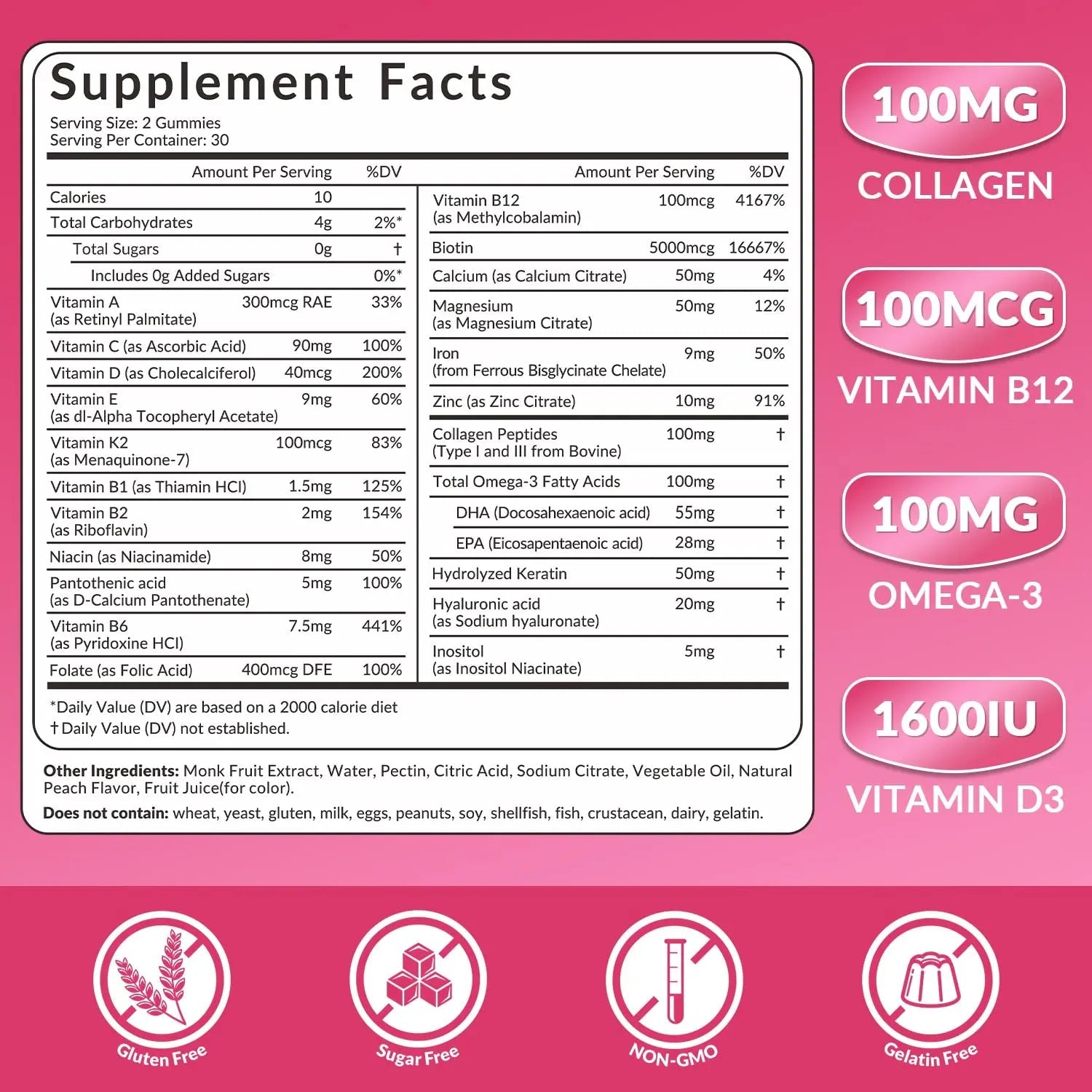 WEEVIT Methylated Multivitamin for Women Gummies, Womens Multivitamin Gummy with Collagen, Iron, Omega-3 WEEVIT buy supplements canada