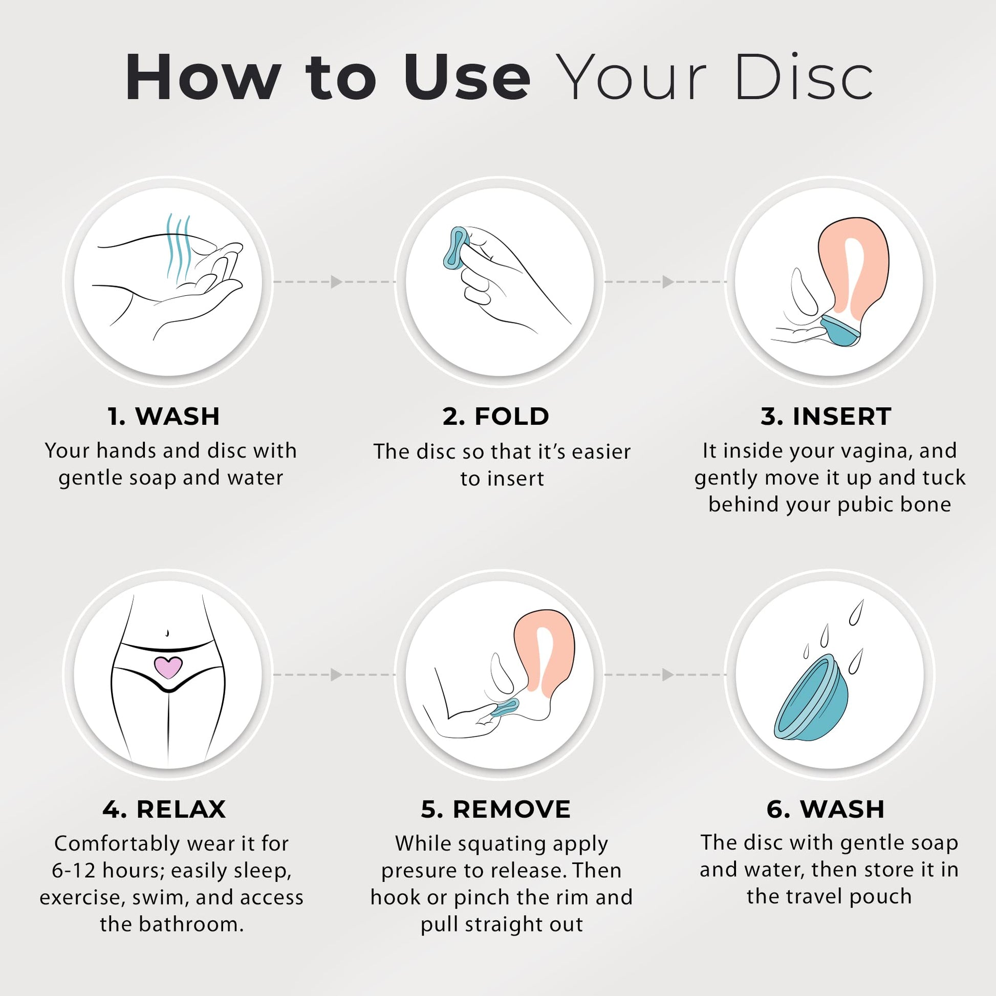 Ecoblossom Reusable Menstrual Disc - Large Menstrual Cup - Soft Period Disc for Women Designed EcoBlossom buy supplements canada