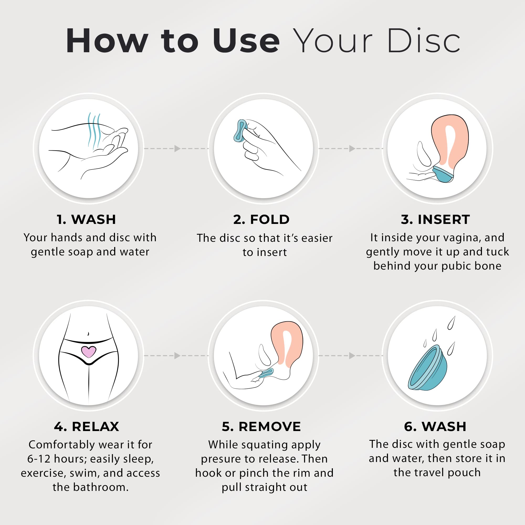 Ecoblossom Reusable Menstrual Disc - Large Menstrual Cup - Soft Period Disc for Women Designed EcoBlossom buy supplements canada